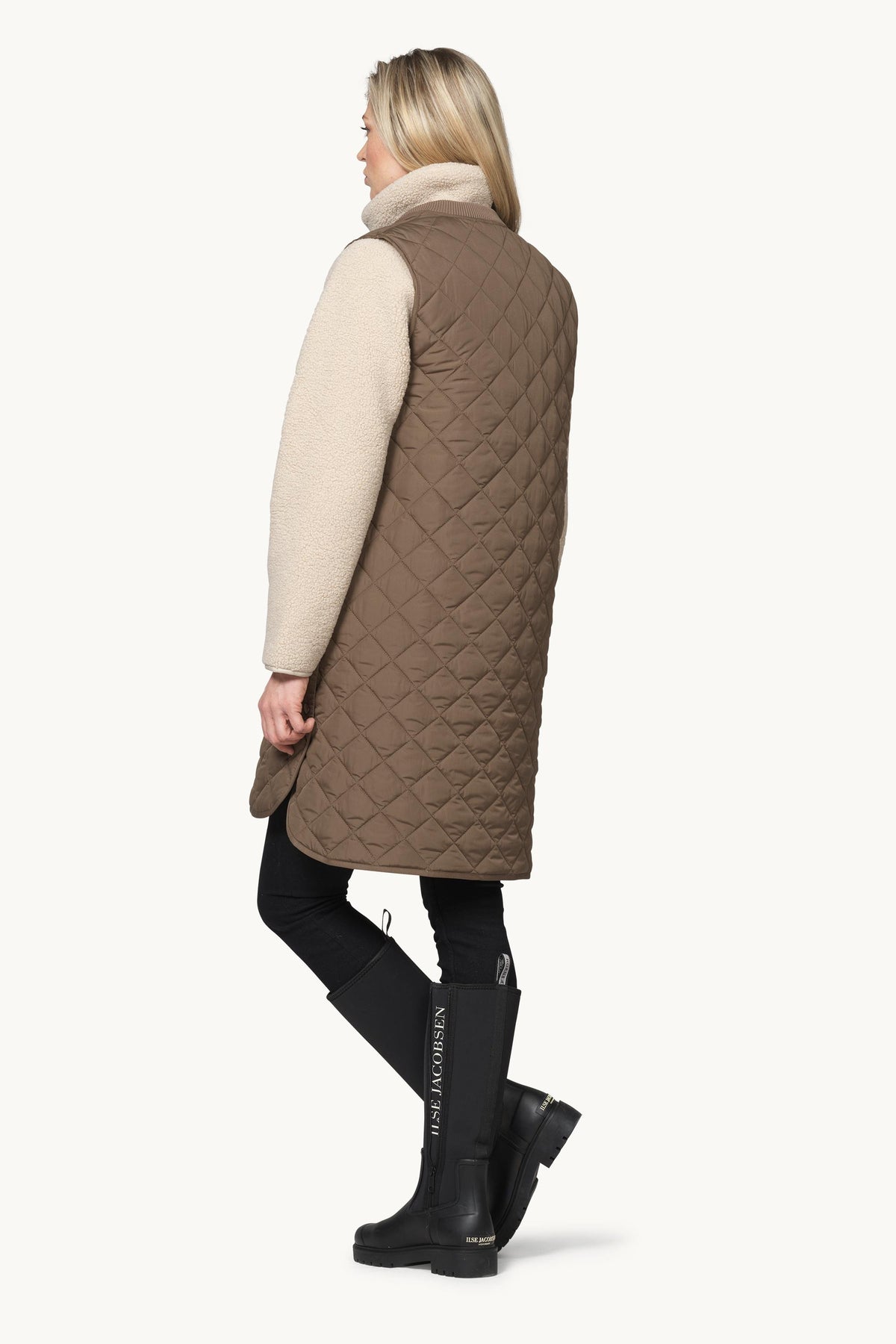 Quiltet Vest - Mud
