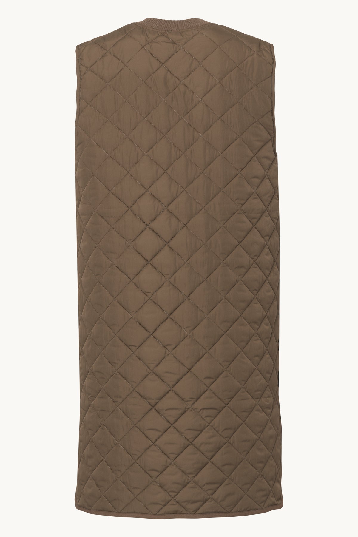 Quiltet Vest - Mud