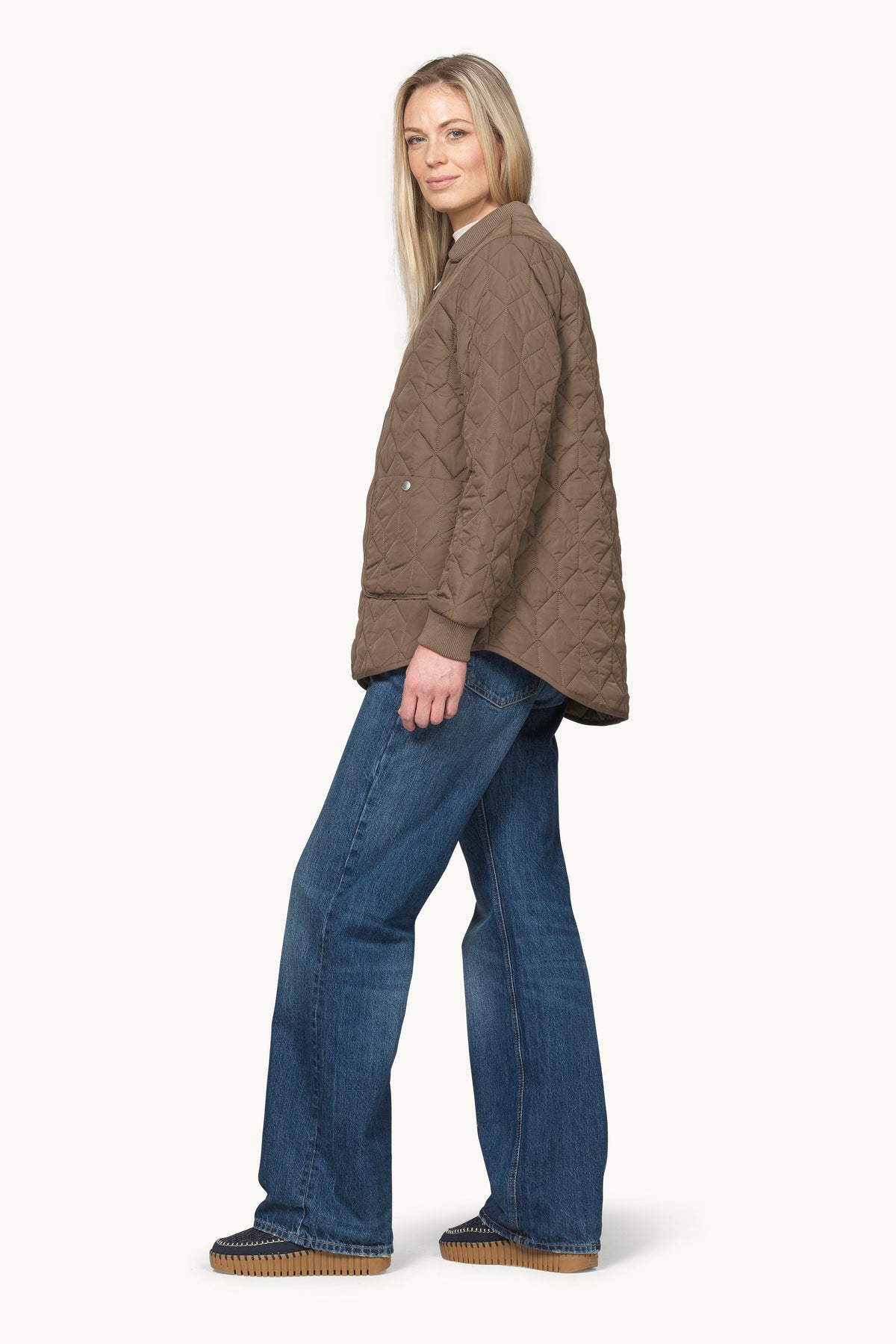 Quiltet Jakke - Mud