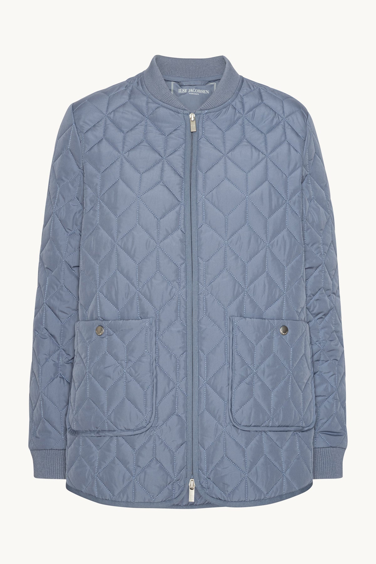 Quiltet Jakke - Grey Blue