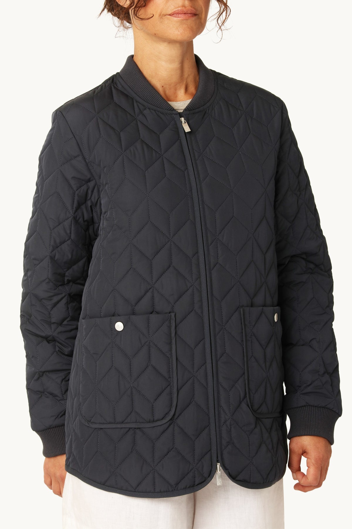 Quiltet Jakke - Dark Indigo