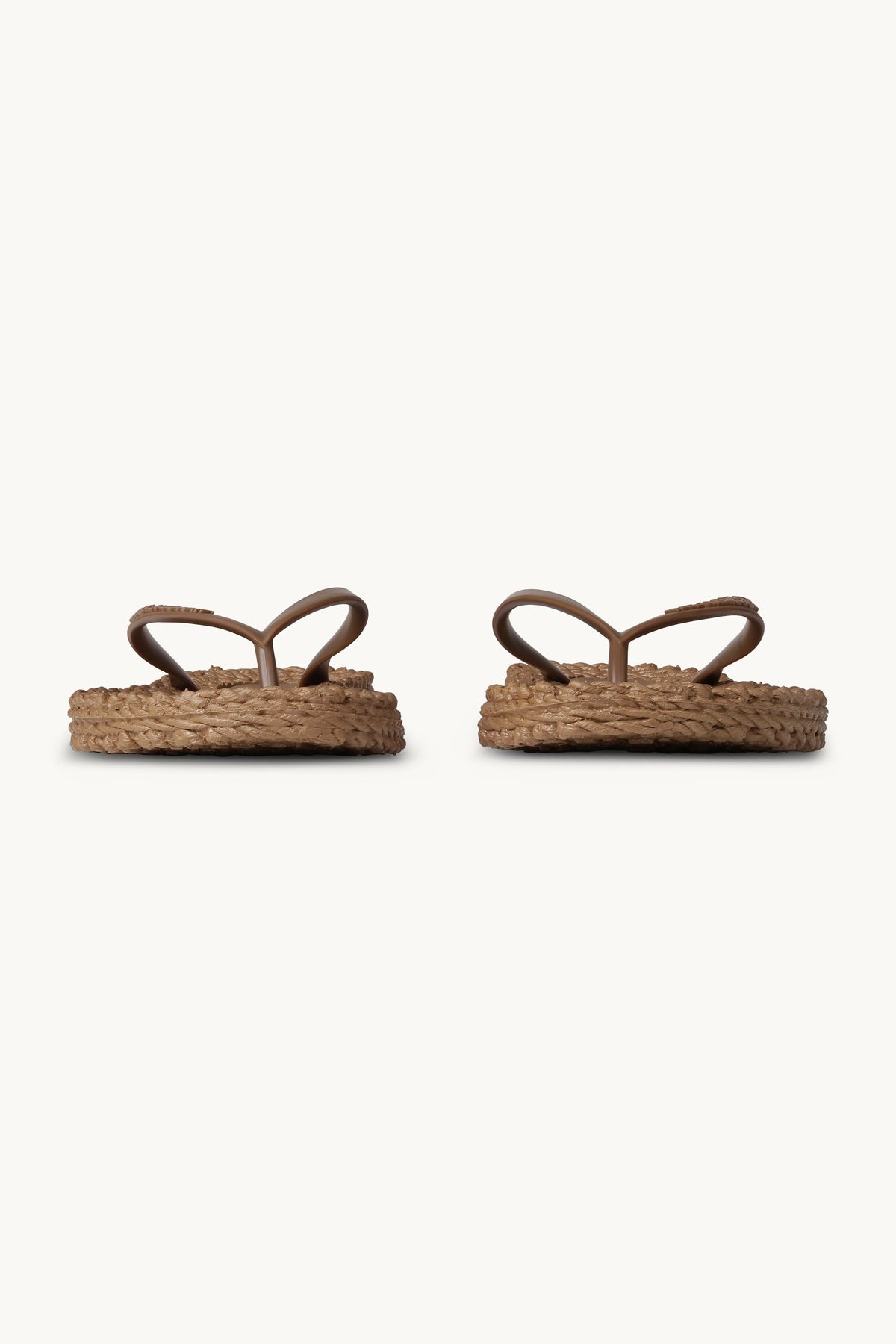 Flip Flops With Logo - Mocca