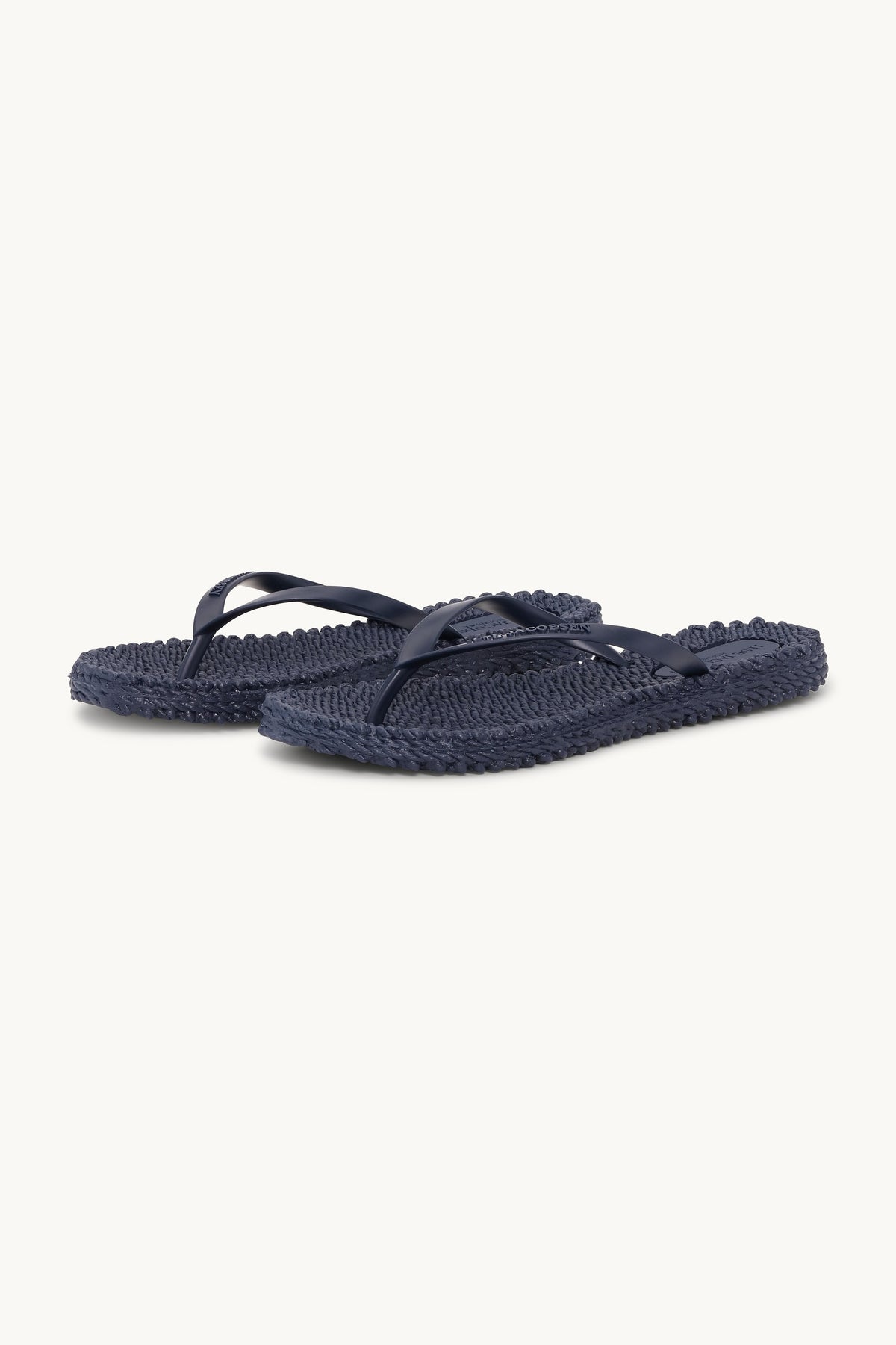 Flip Flops With Logo - Indigo