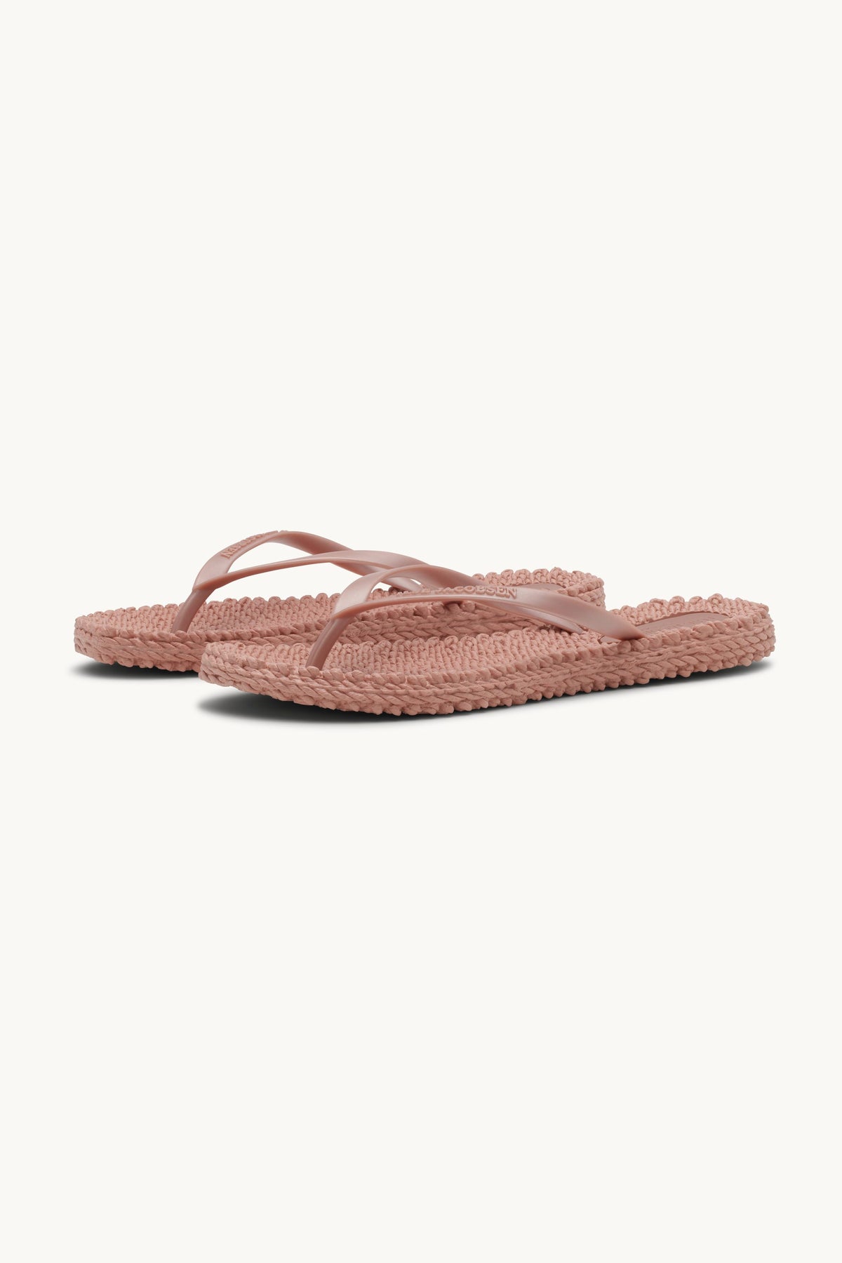Flip Flops With Logo - Misty Rose