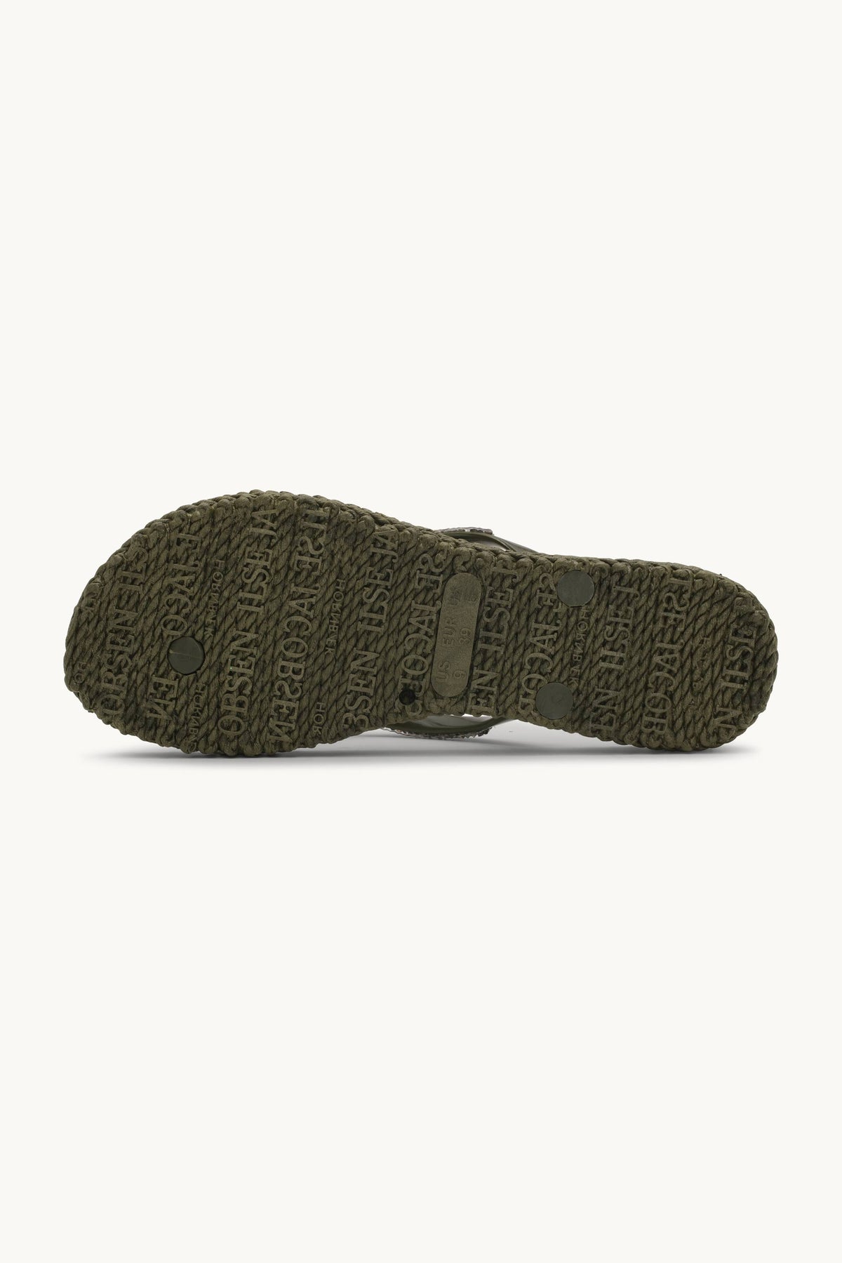 Flip Flops With Rhinestones - Army