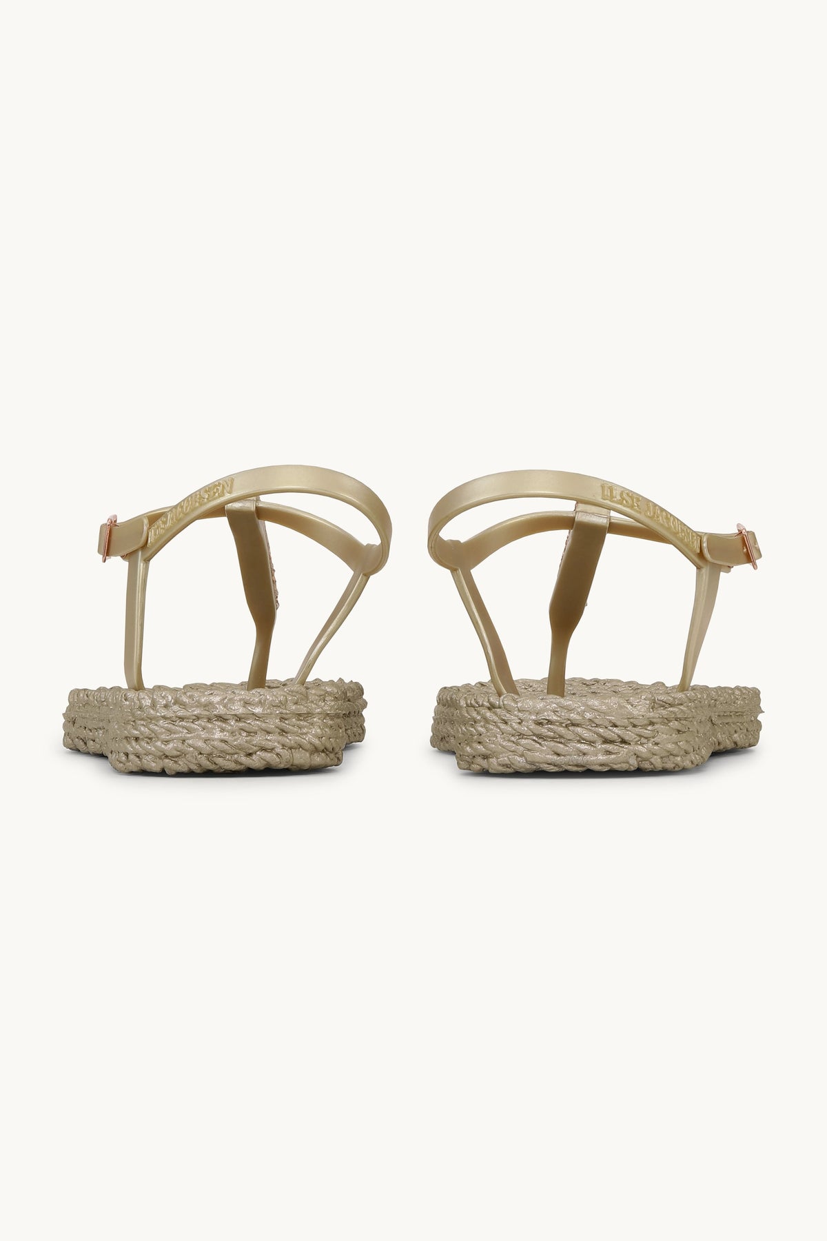 Flip Flops with Rhinestones - Platin