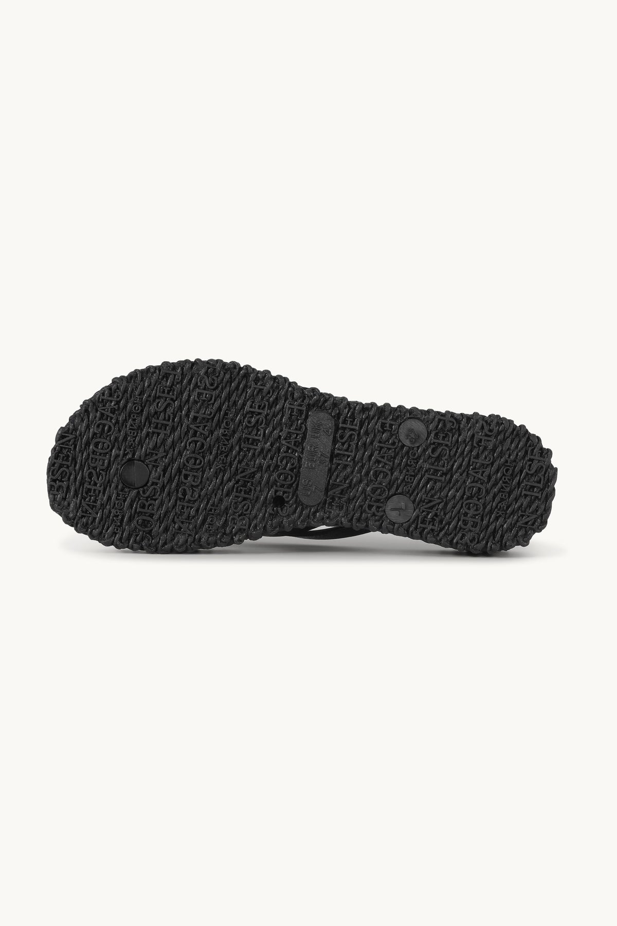 Platform Klipklapper Glitter - Black