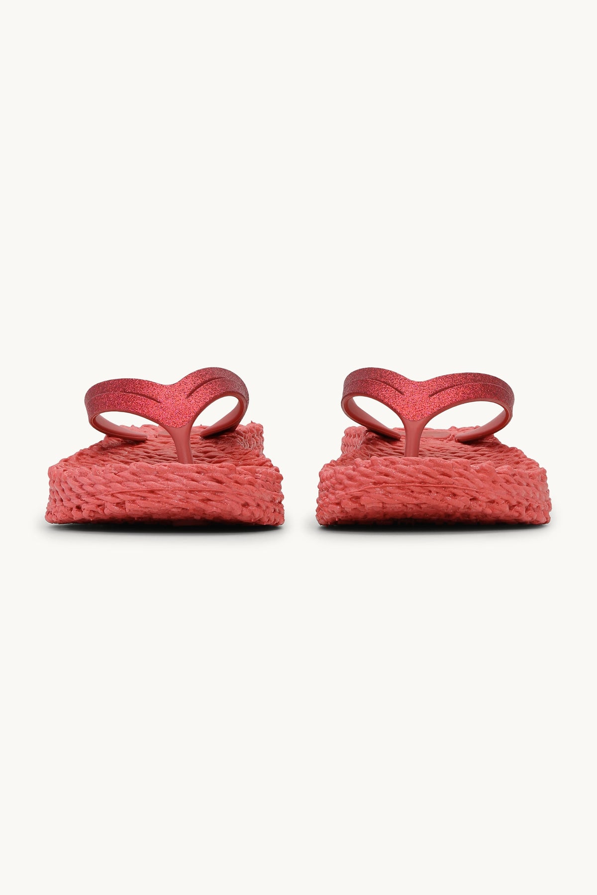Platform Klipklapper Glitter - Baked Apple