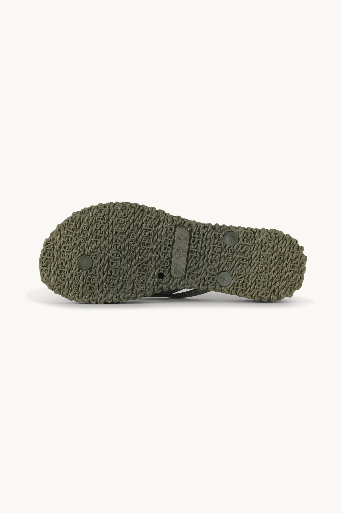 Platform Klipklapper Glitter - Army
