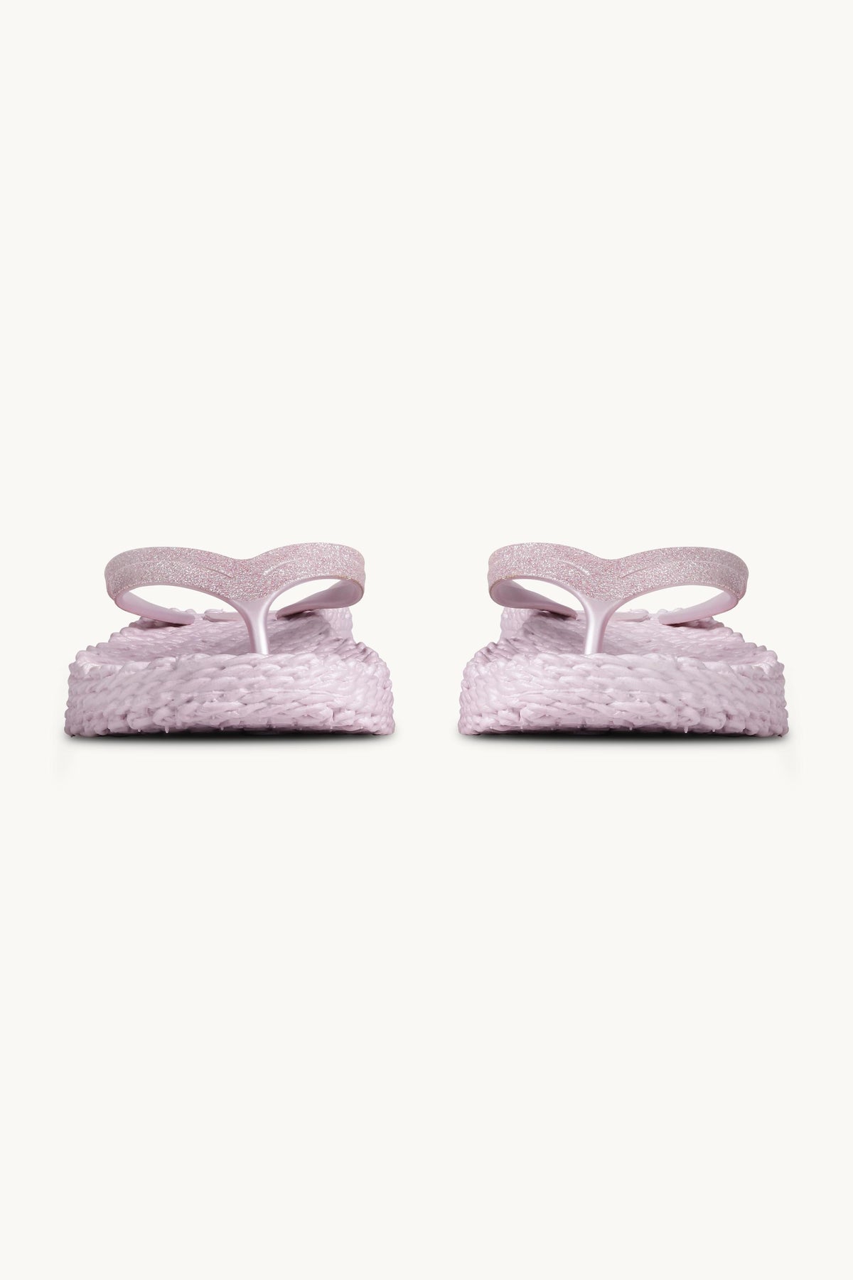 Platform Klipklapper Glitter - Mauve Shadows