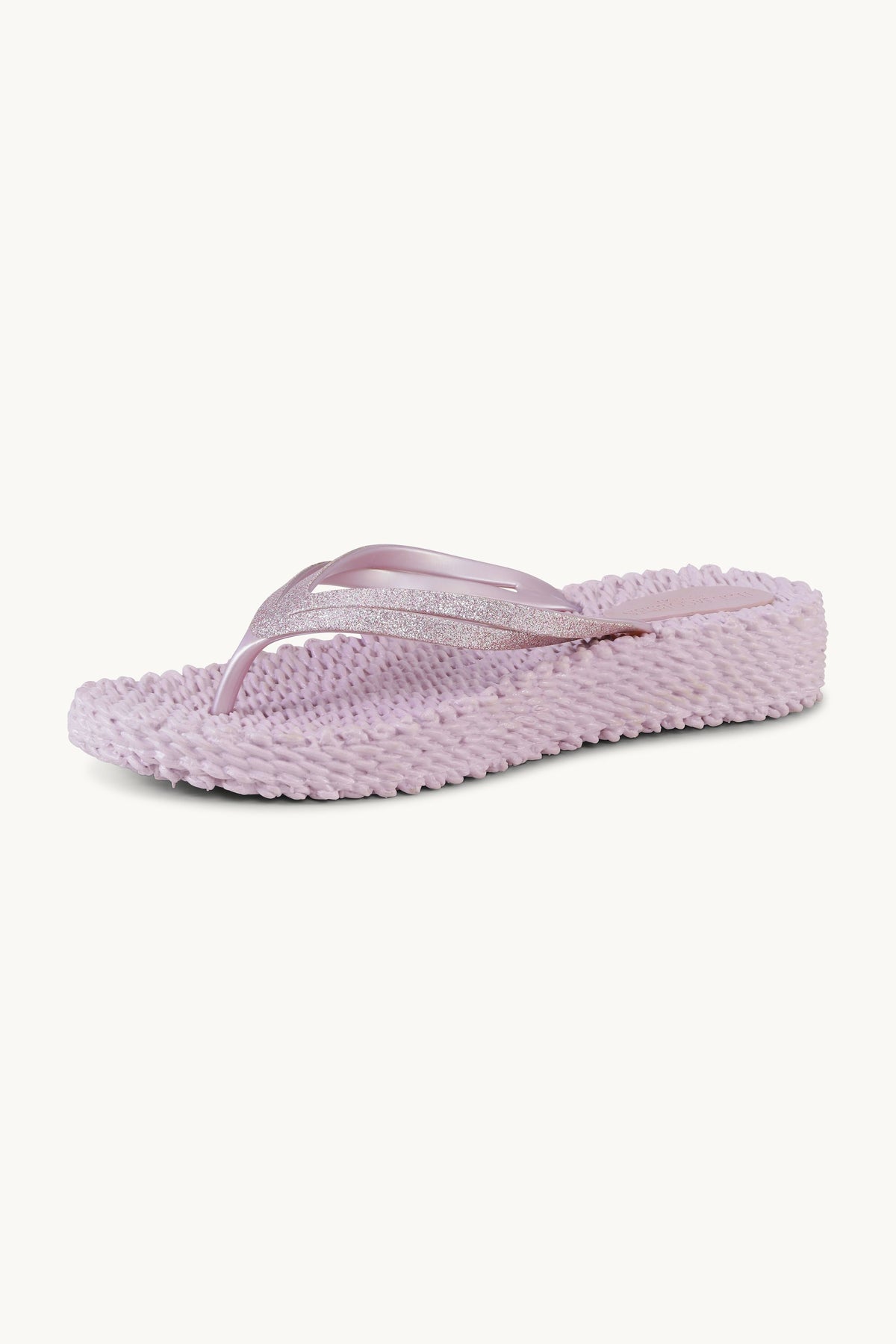 Platform Klipklapper Glitter - Mauve Shadows