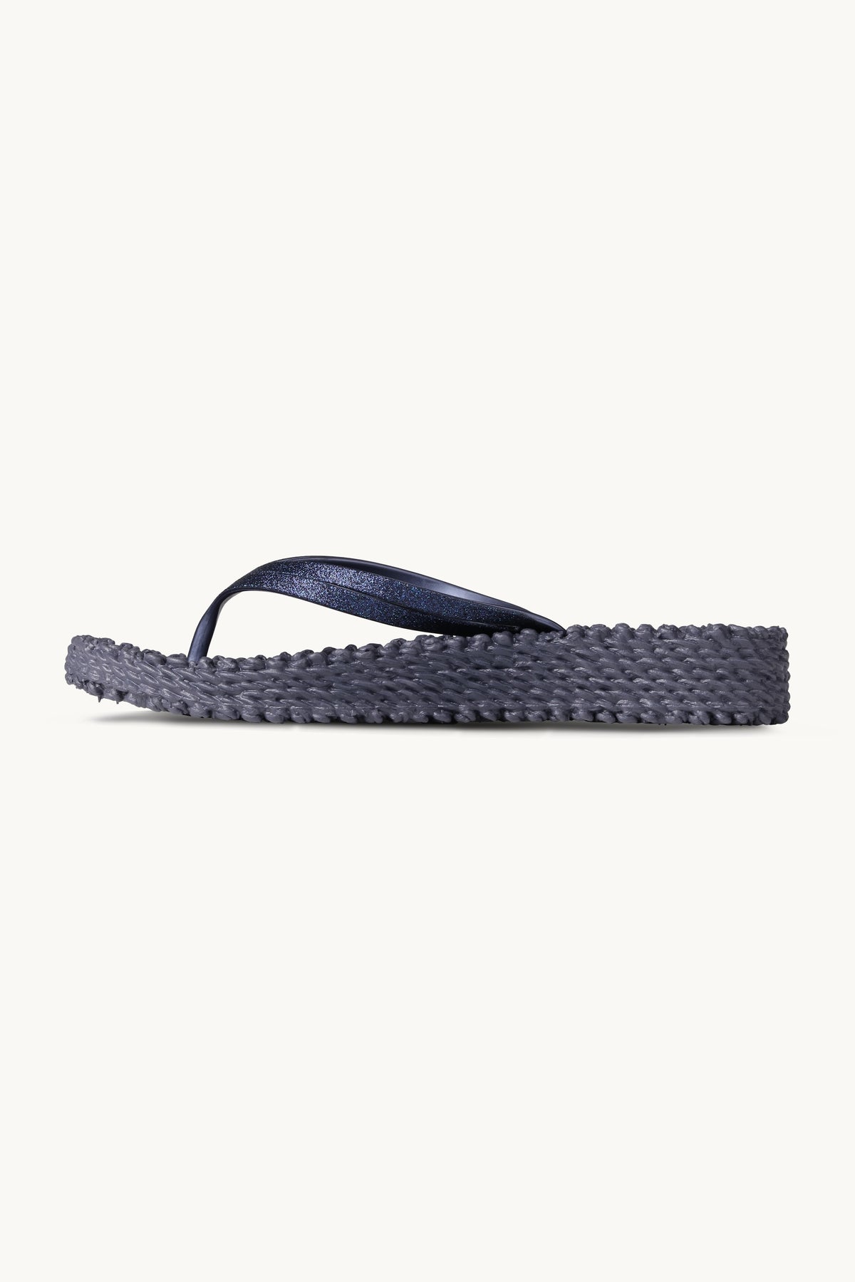 Platform Klipklapper Glitter - Ombre Blue
