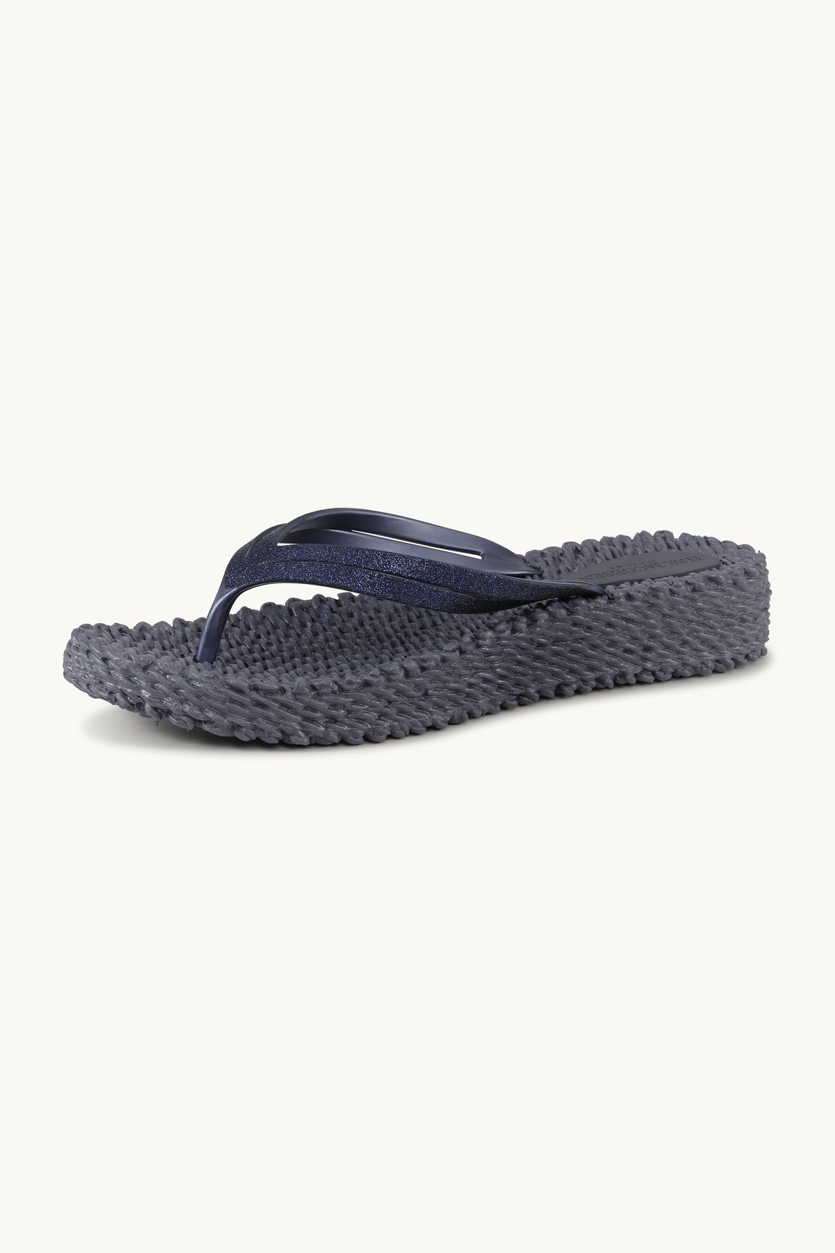 Platform Klipklapper Glitter - Ombre Blue