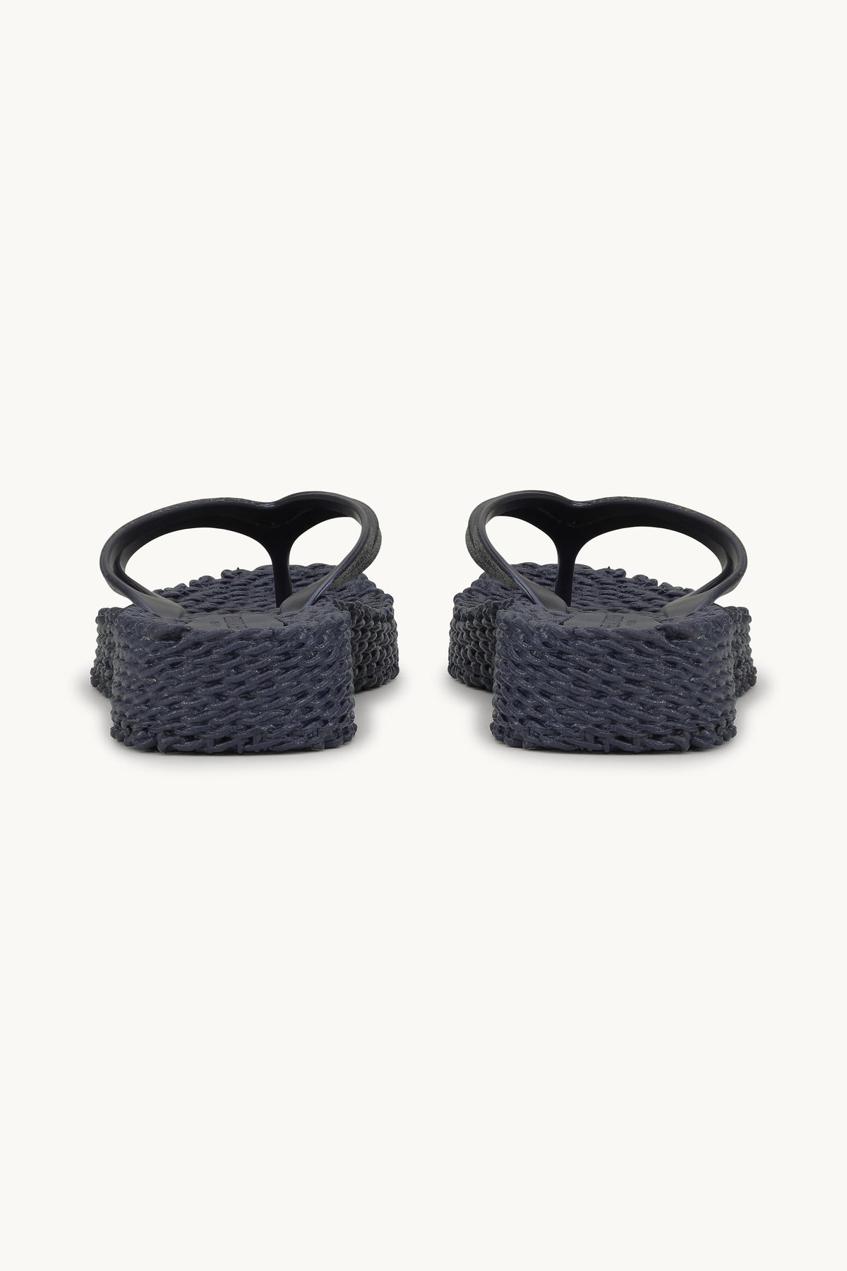 Platform Klipklapper Glitter - Indigo