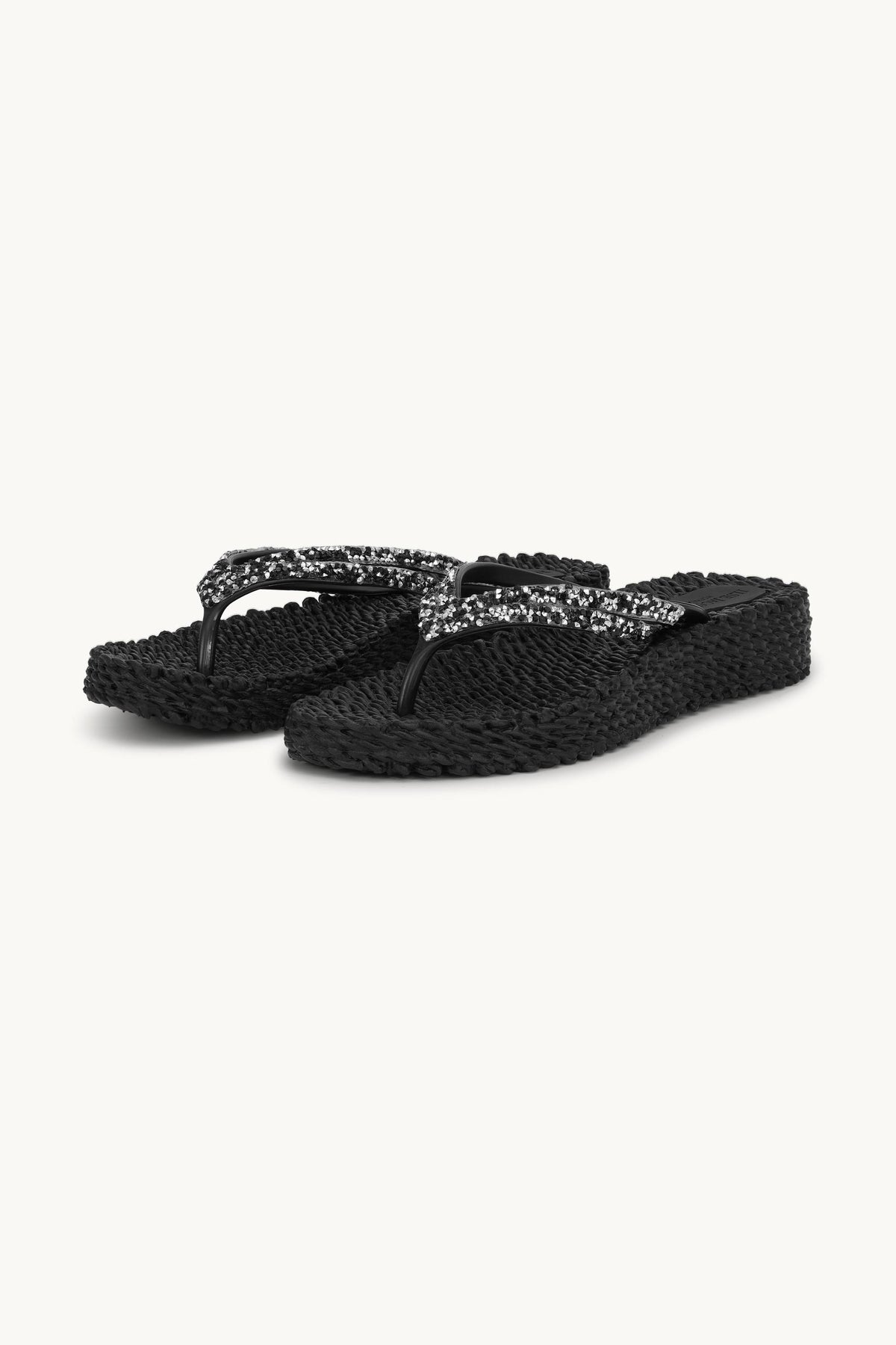 Platform Klipklapper Glimmersten - Black