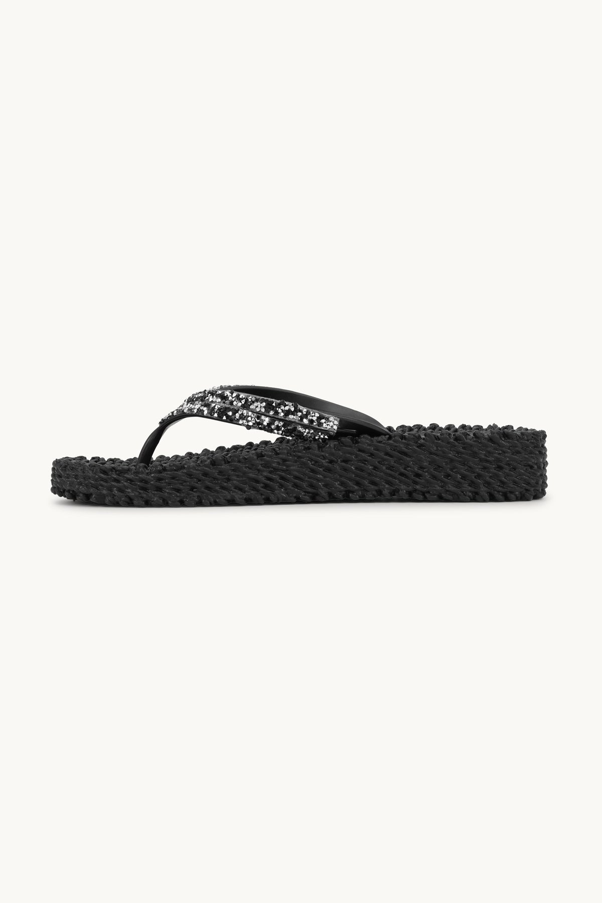 Platform Klipklapper Glimmersten - Black