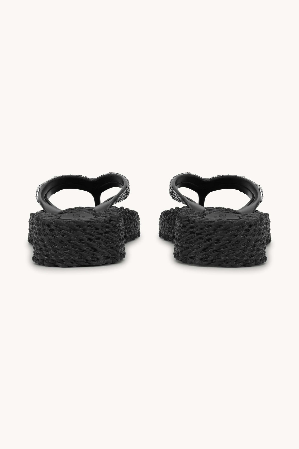Platform Klipklapper Glimmersten - Black