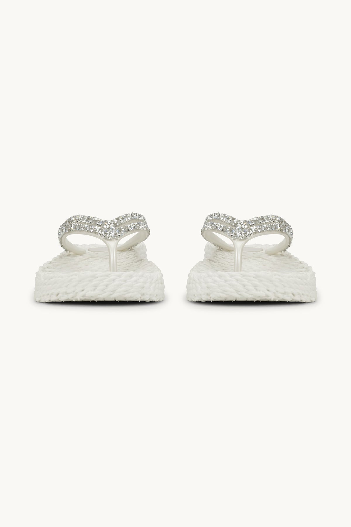 Platform Klipklapper Glimmersten - Creme