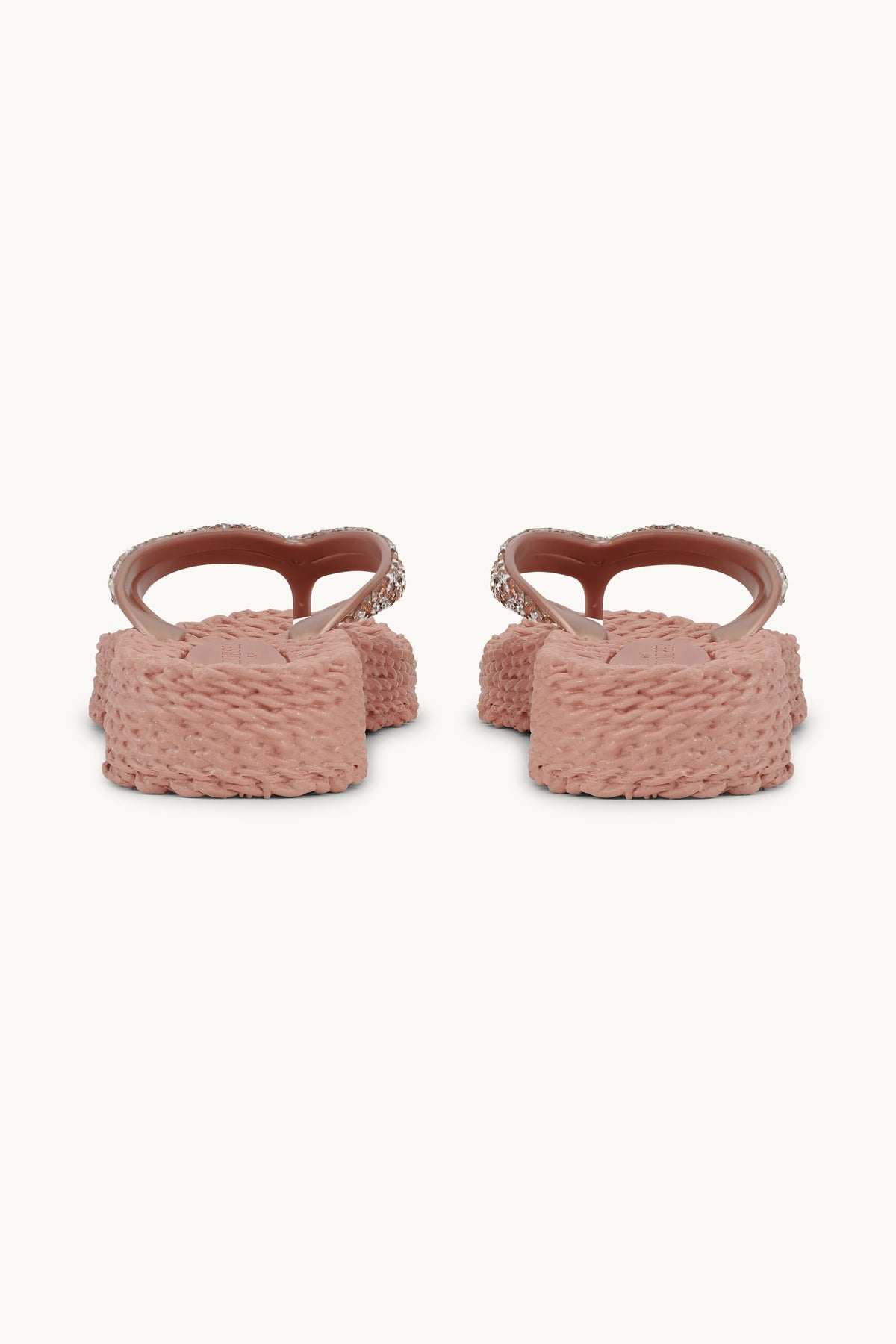 Platform Klipklapper Glimmersten - Misty Rose