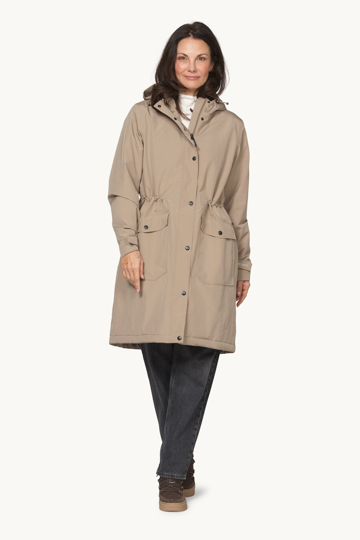 Softshell Regnfrakke - Greige