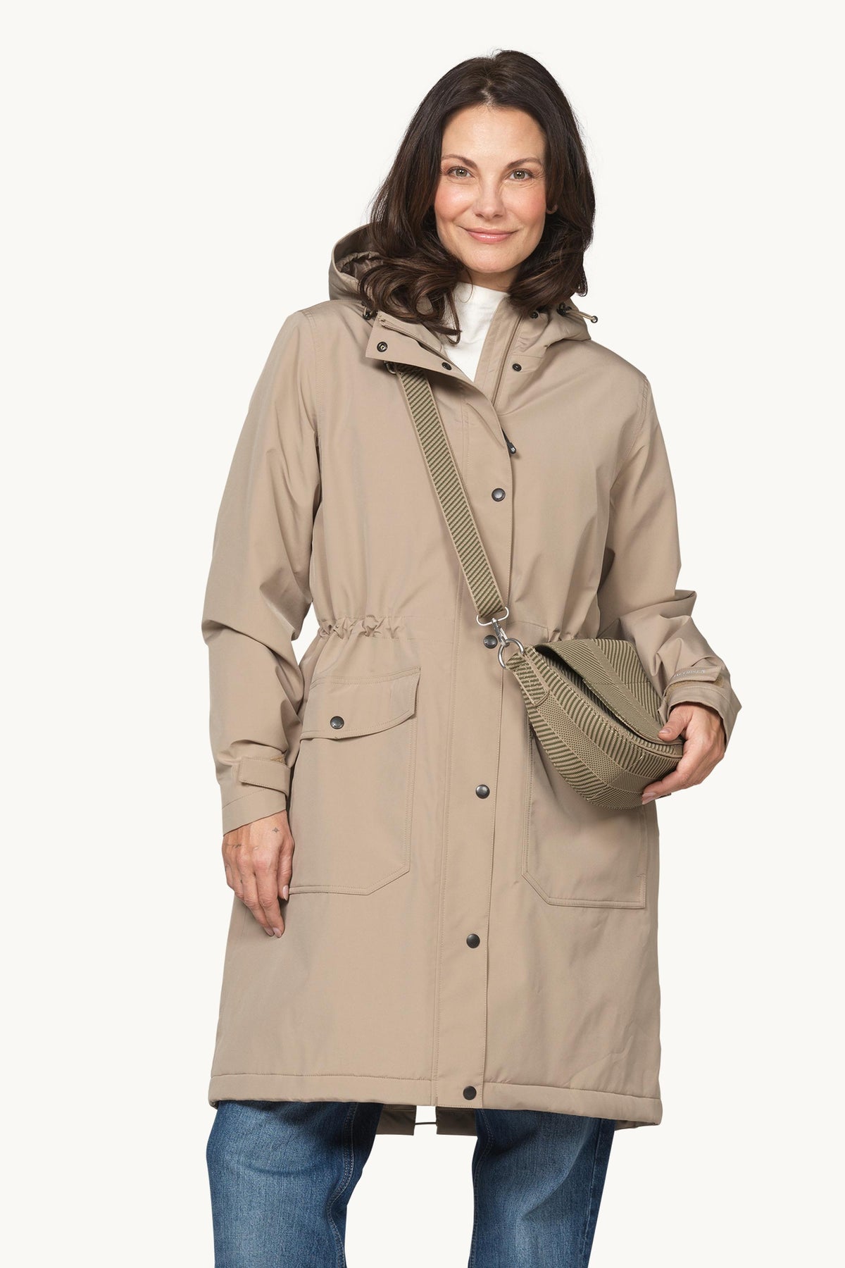 Softshell Regnfrakke - Greige