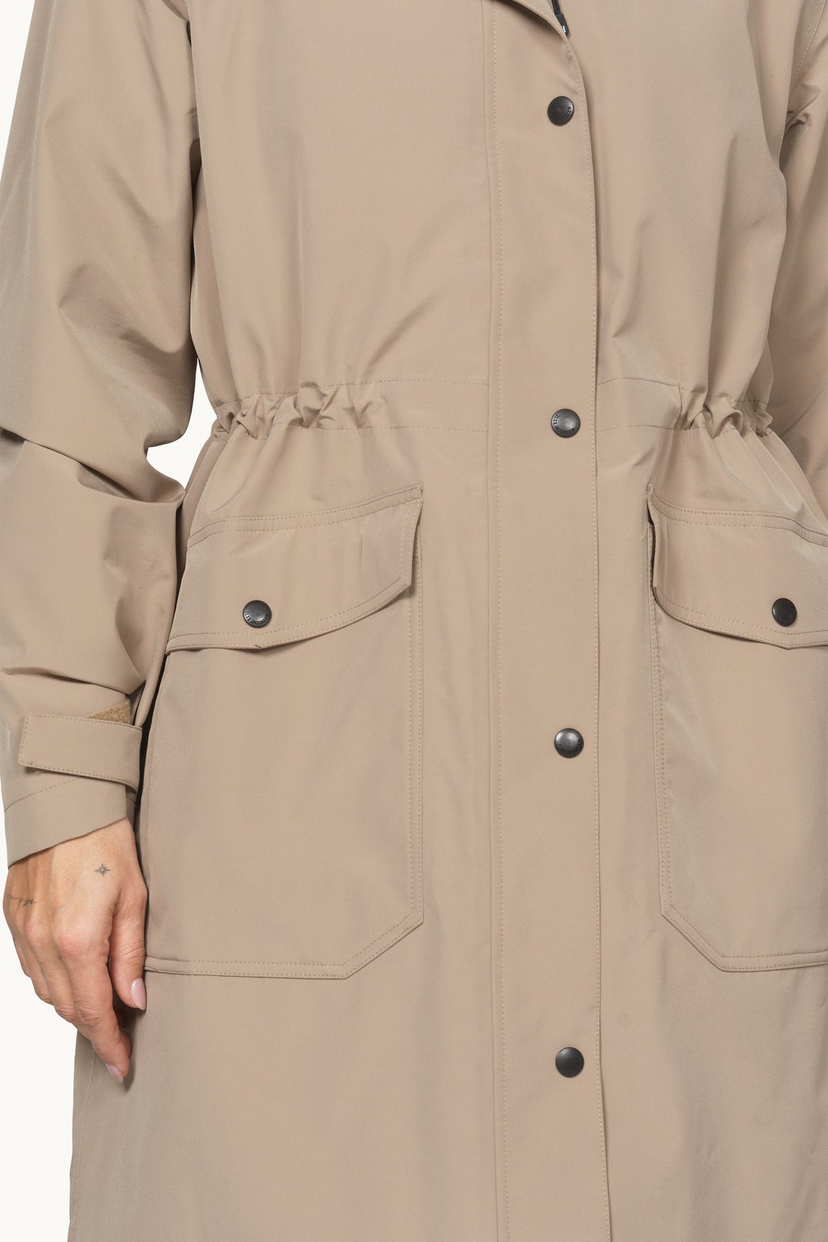 Softshell Regnfrakke - Greige