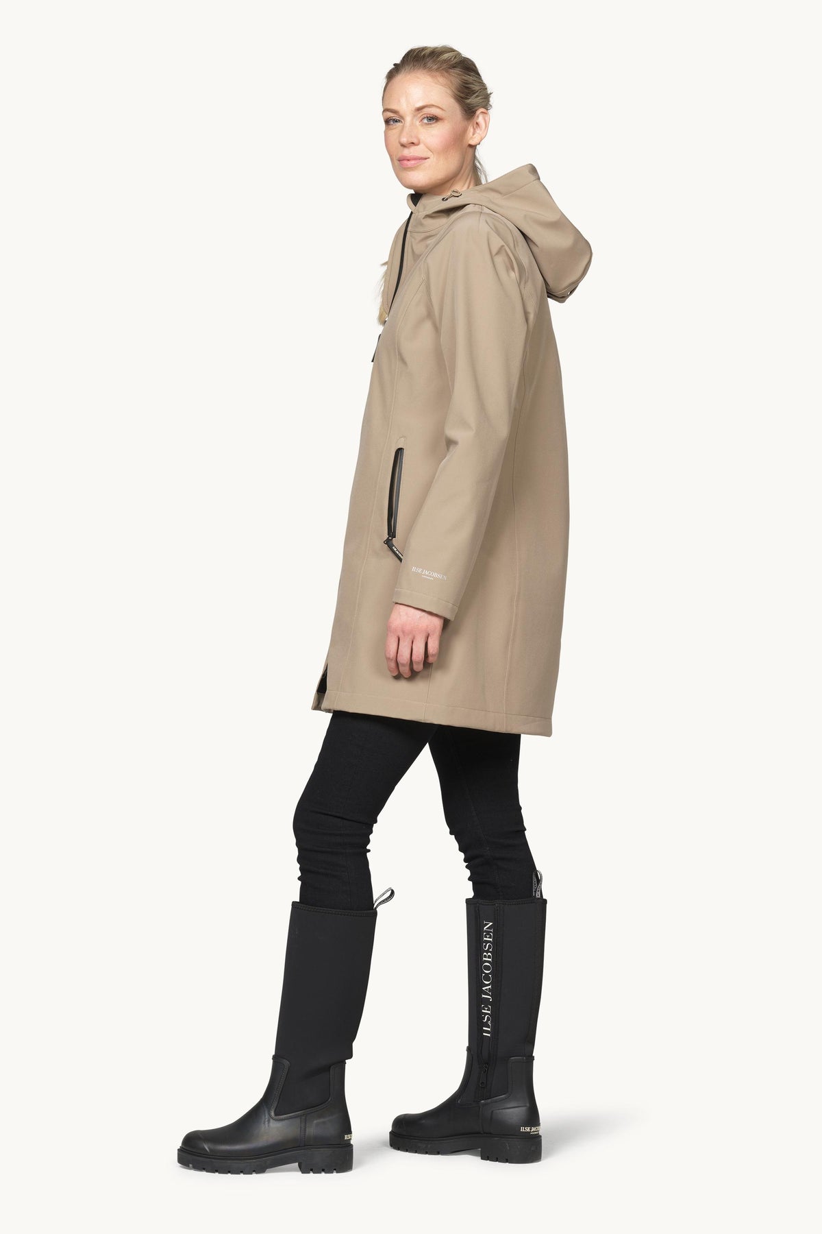 Softshell Regnfrakke - Greige