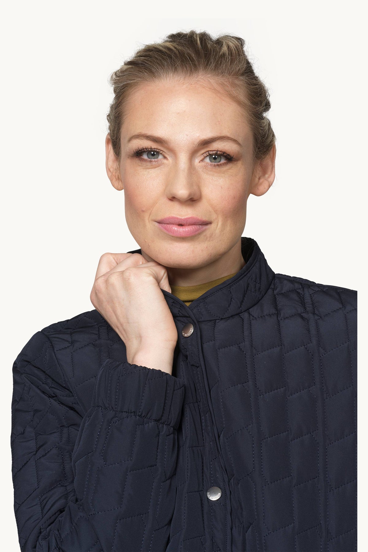 Quiltet Frakke - Dark Indigo