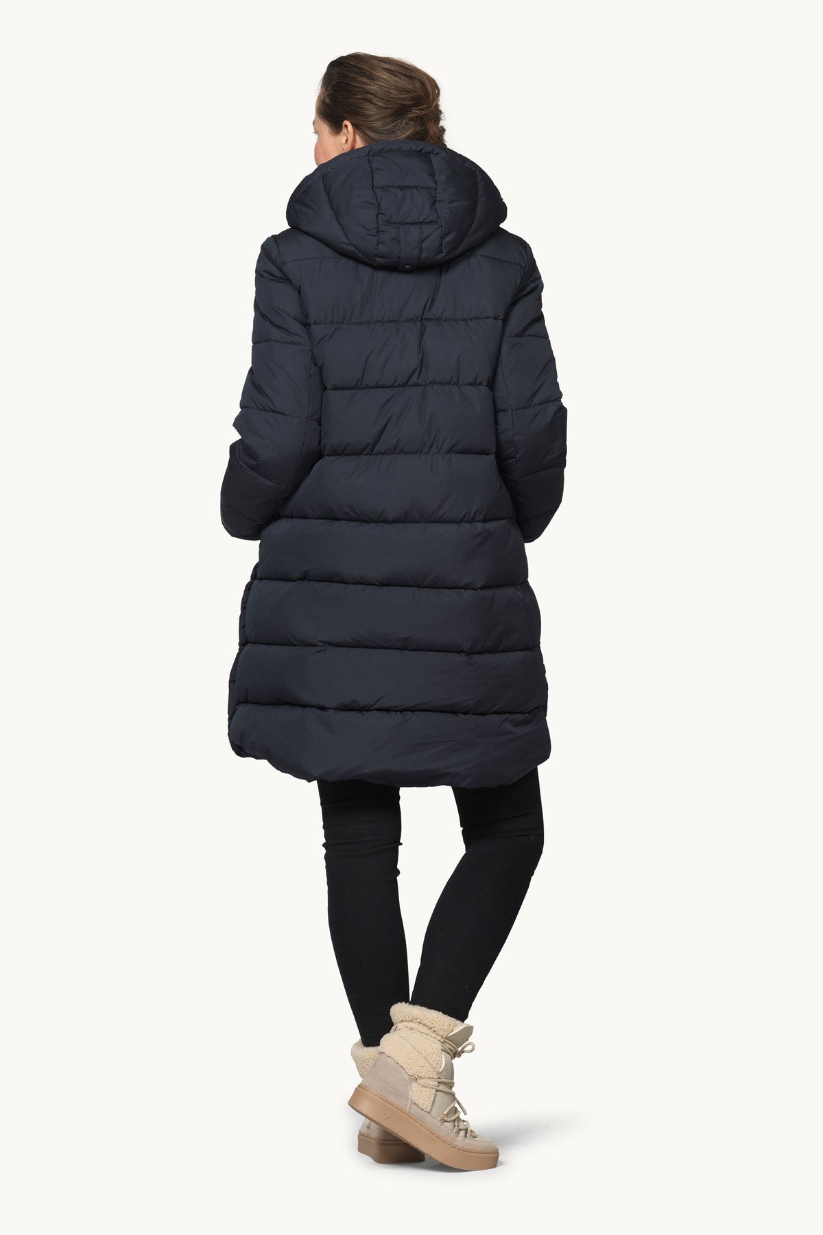 Vatteret Frakke - Dark Indigo