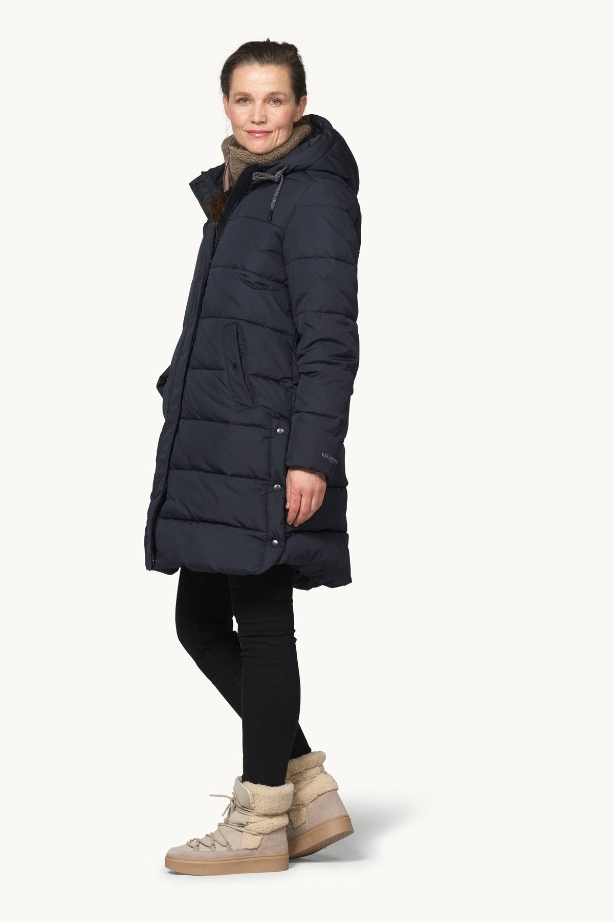 Vatteret Frakke - Dark Indigo