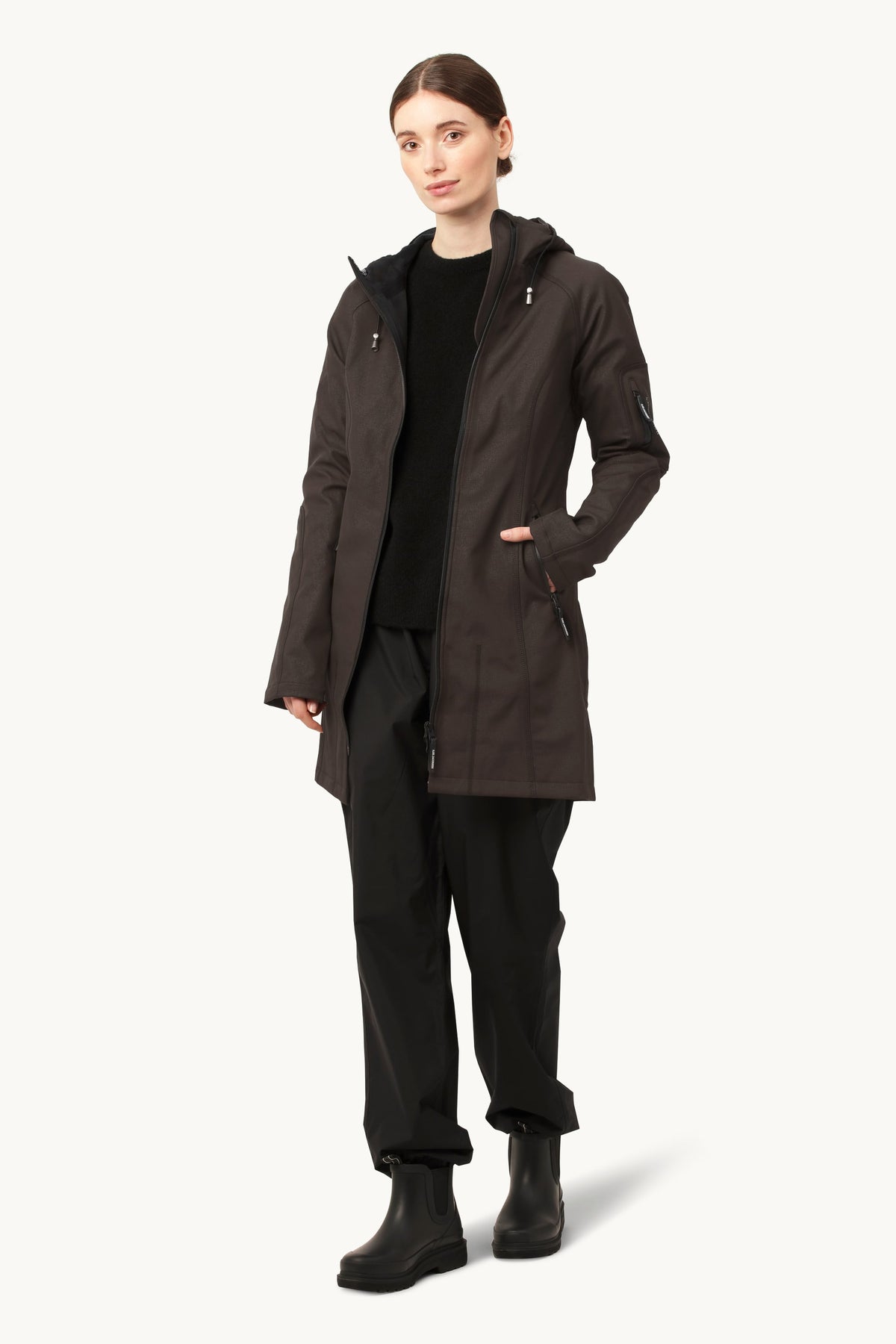 Softshell Regnjakke - Black