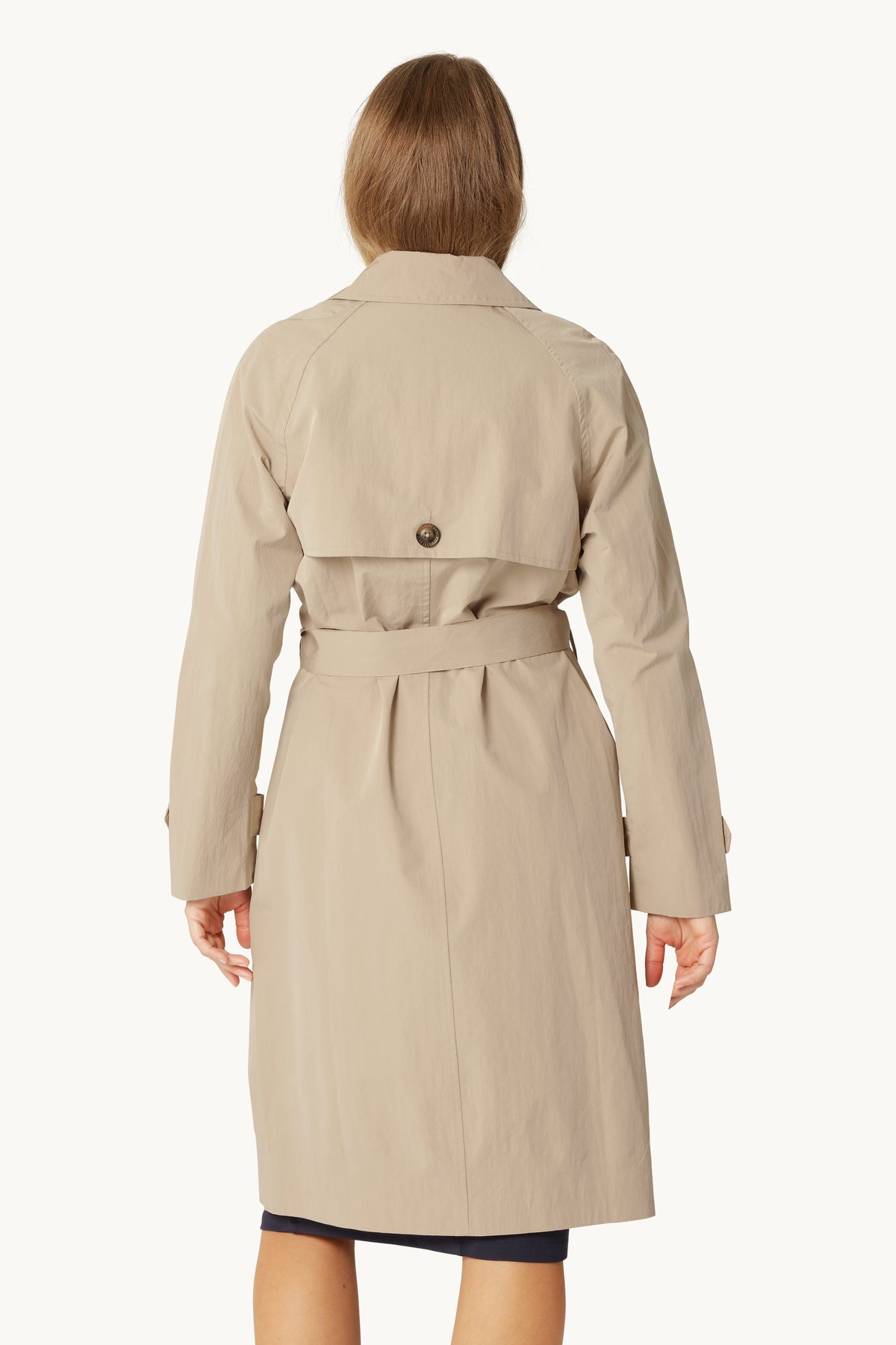 Teknisk Regnfrakke Trench - White Pepper