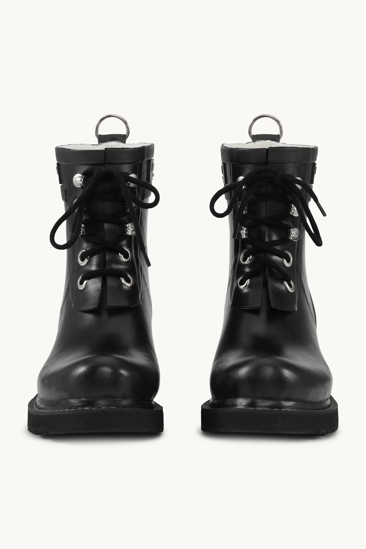 Short Rubber Boots - Black Black