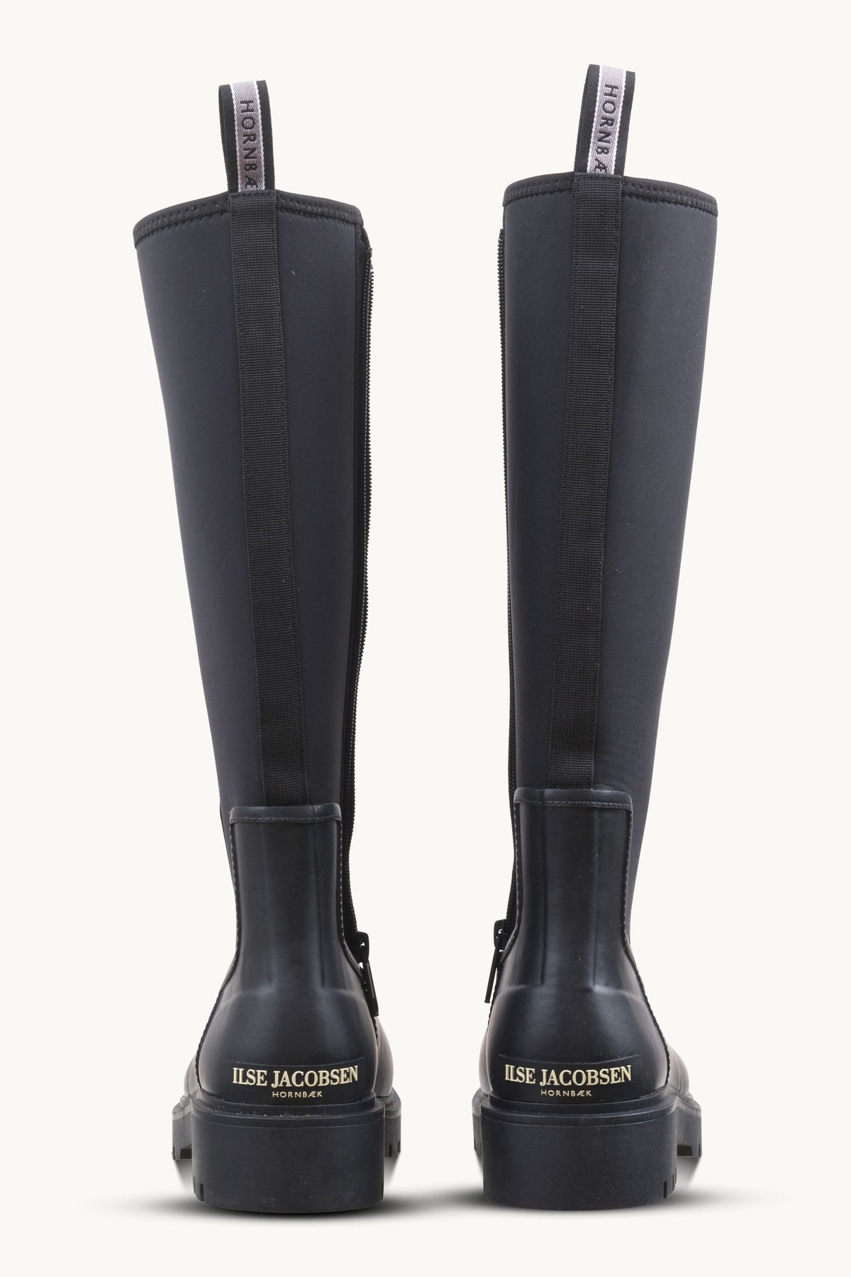 Høje Gummistøvler Neopren - Black Black