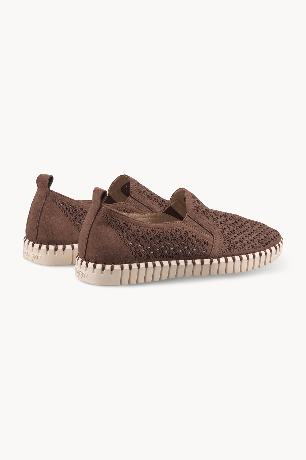 Komfortable Herresko - Brown Pearled Ivory