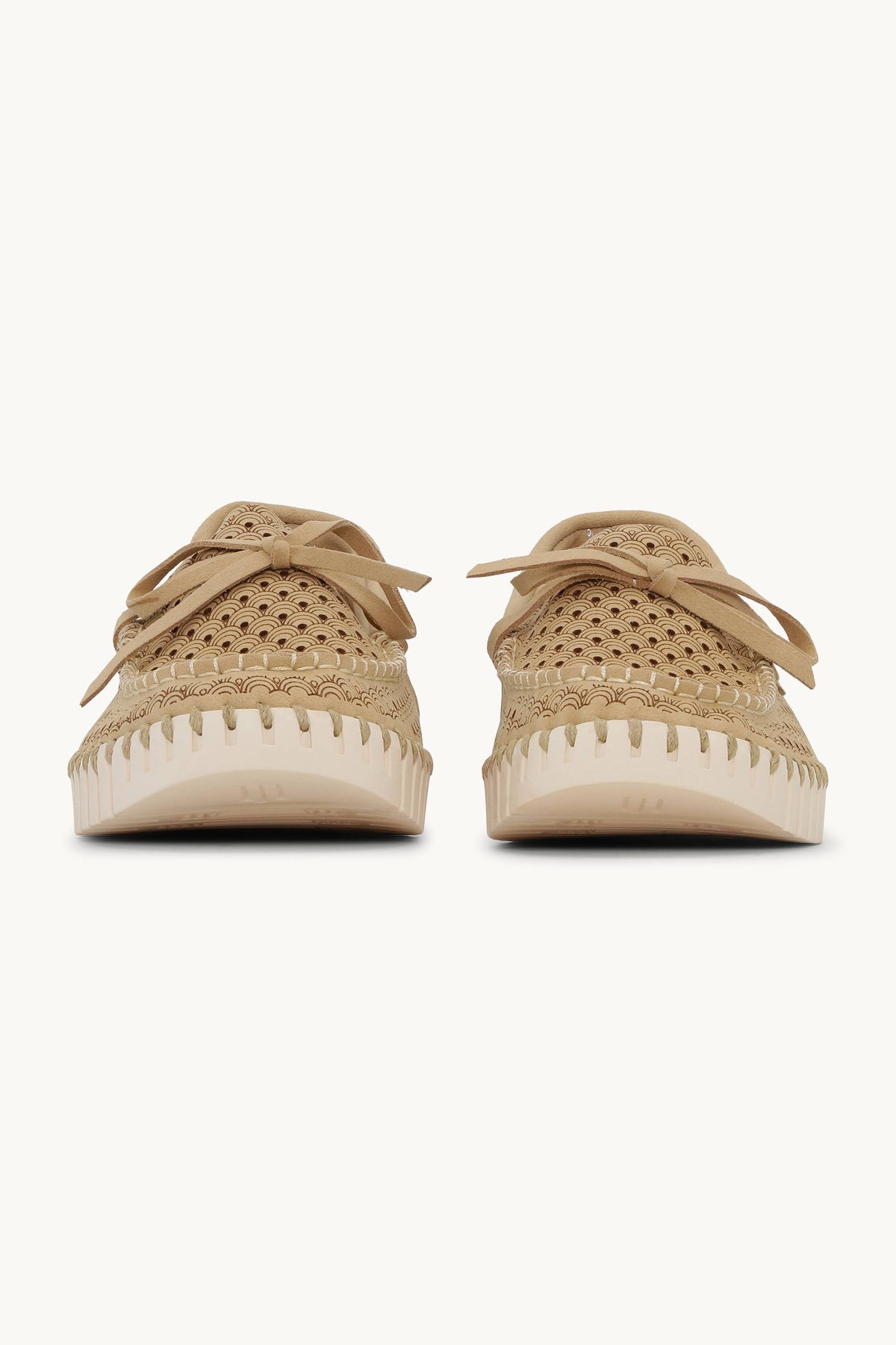 Tulip Sailor Shoe - Latte Pearled Ivory
