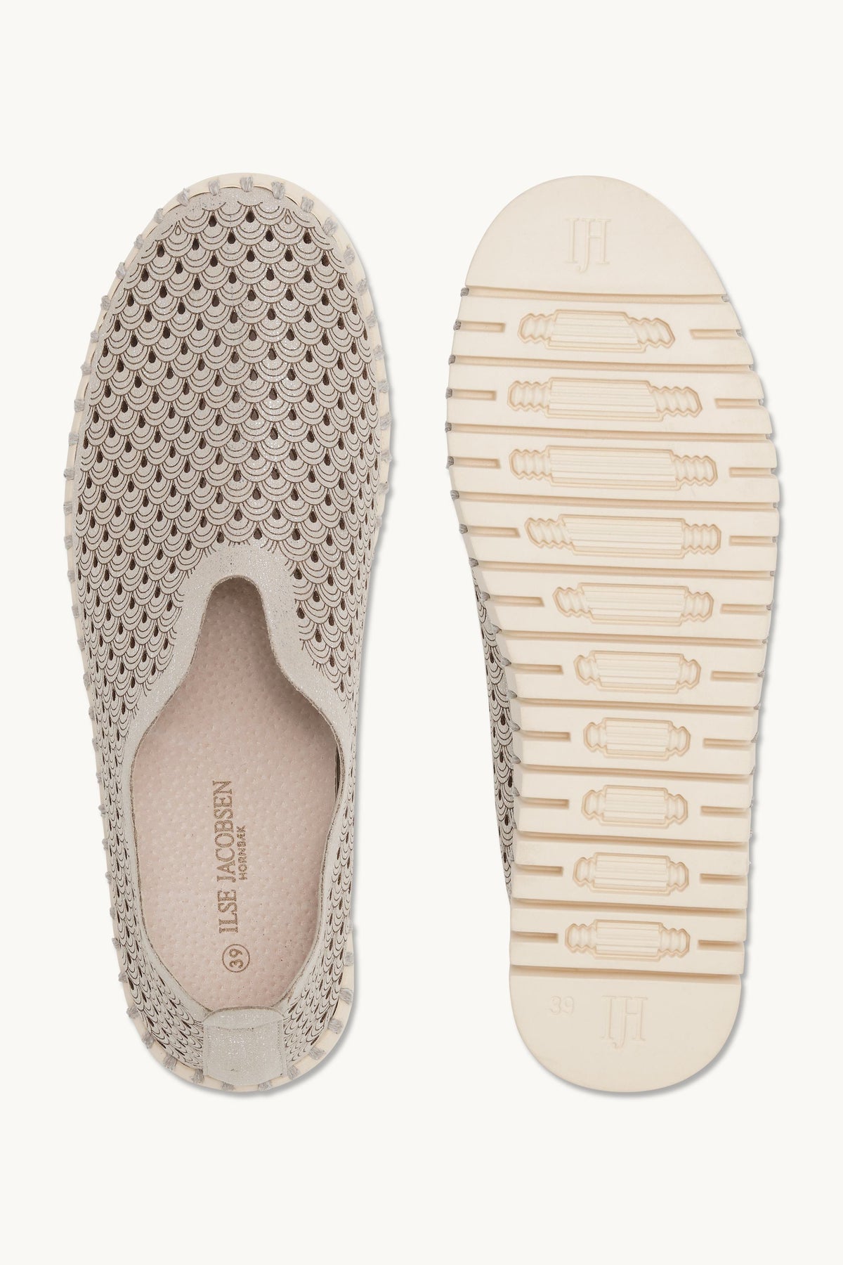 Tulip Glitter - Silver Pearled Ivory