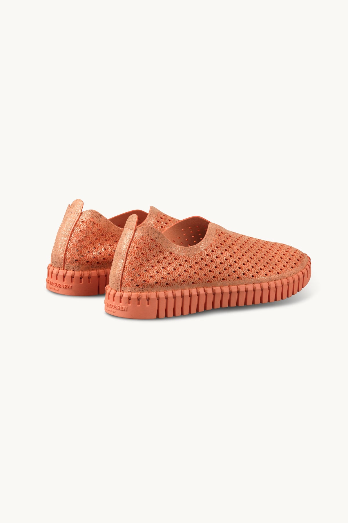 Tulip Sko Glitter - Peach Peach