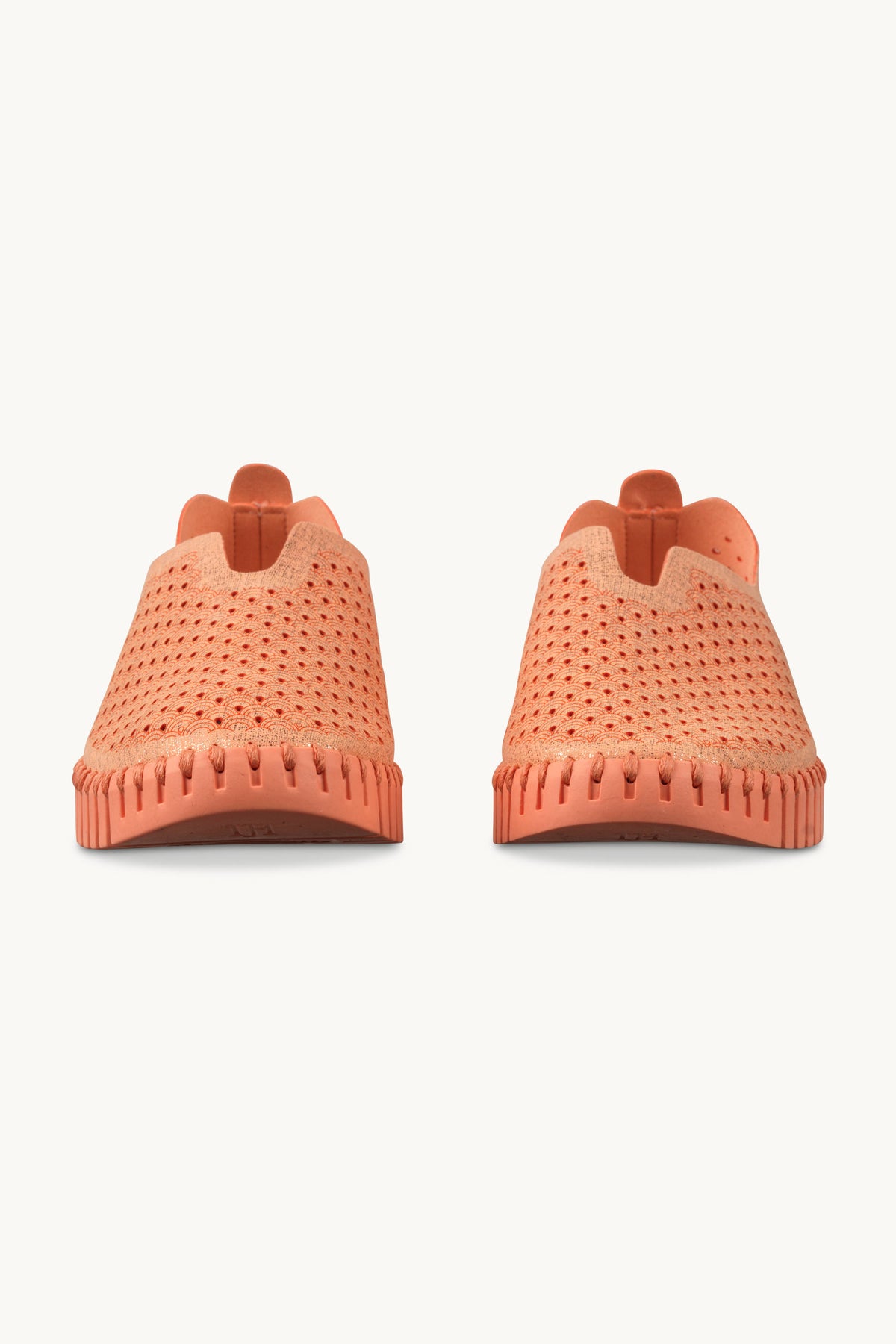 Tulip Sko Glitter - Peach Peach