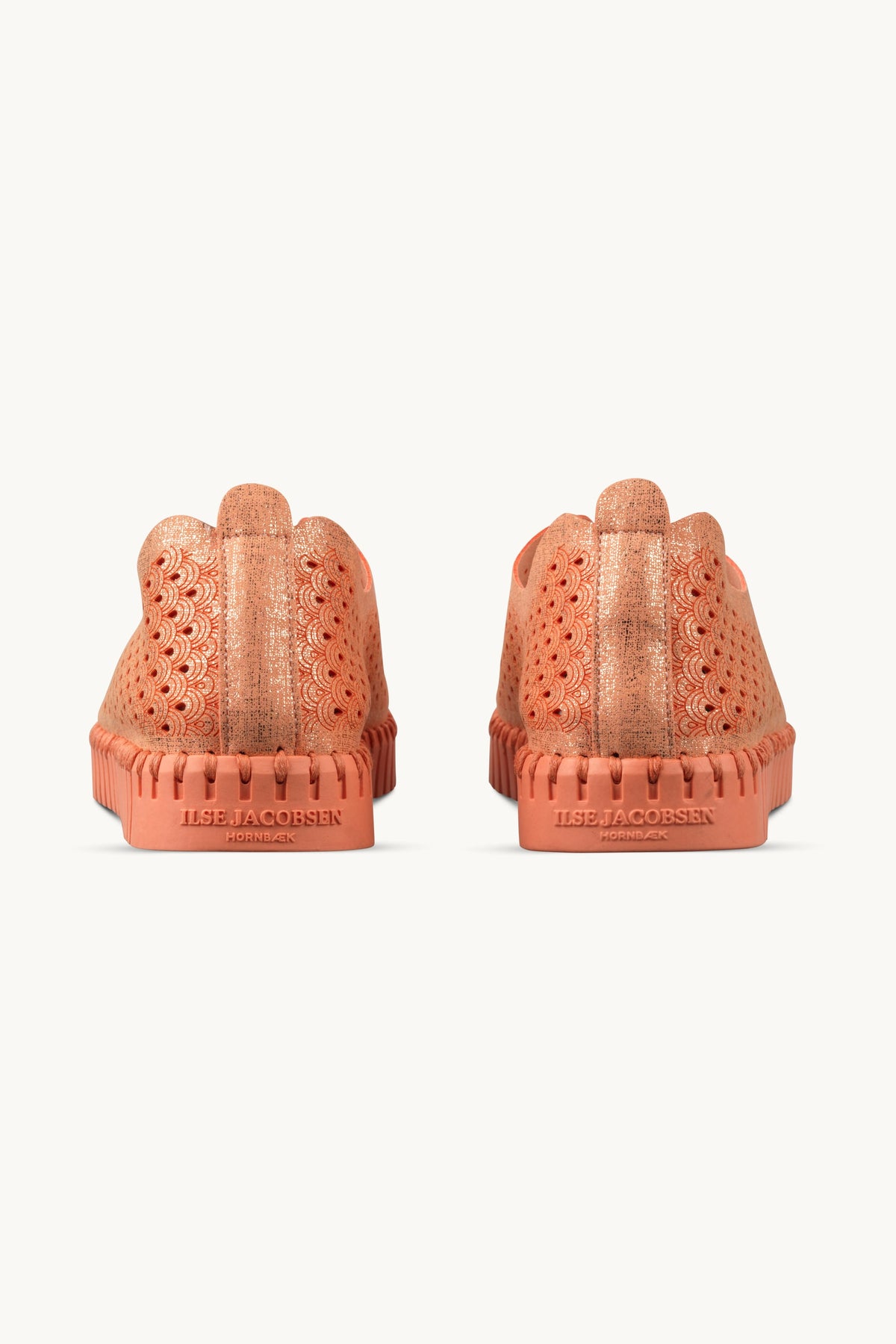 Tulip Sko Glitter - Peach Peach