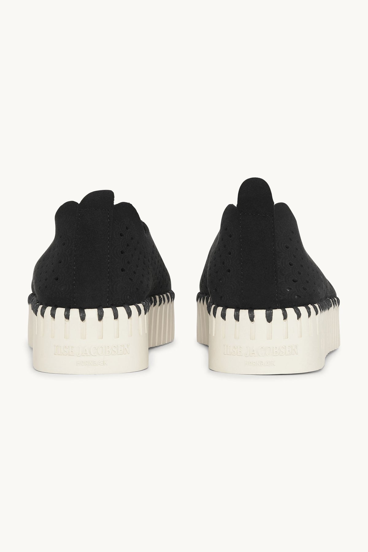 Platform Tulip Sko - Black