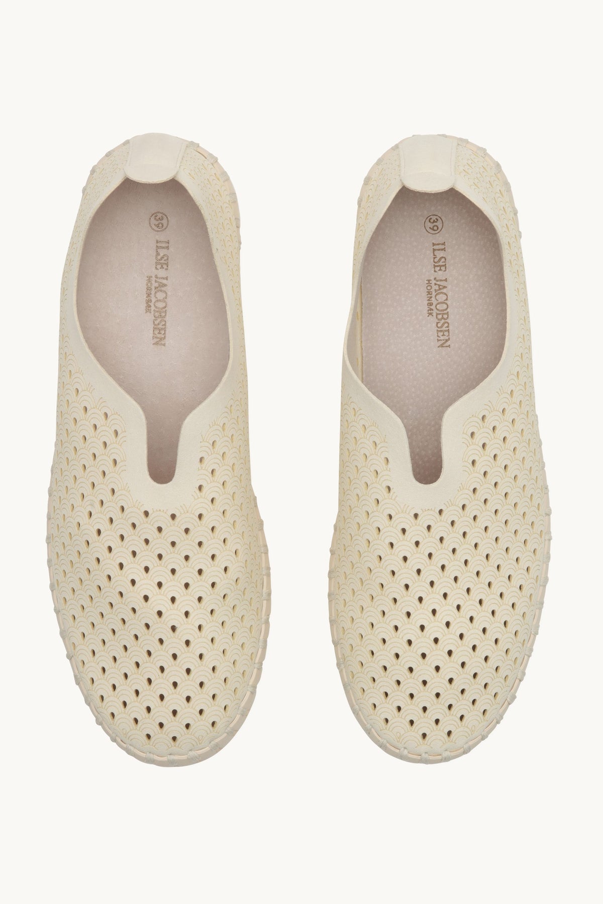 Platform Tulip Sko - Milk Creme