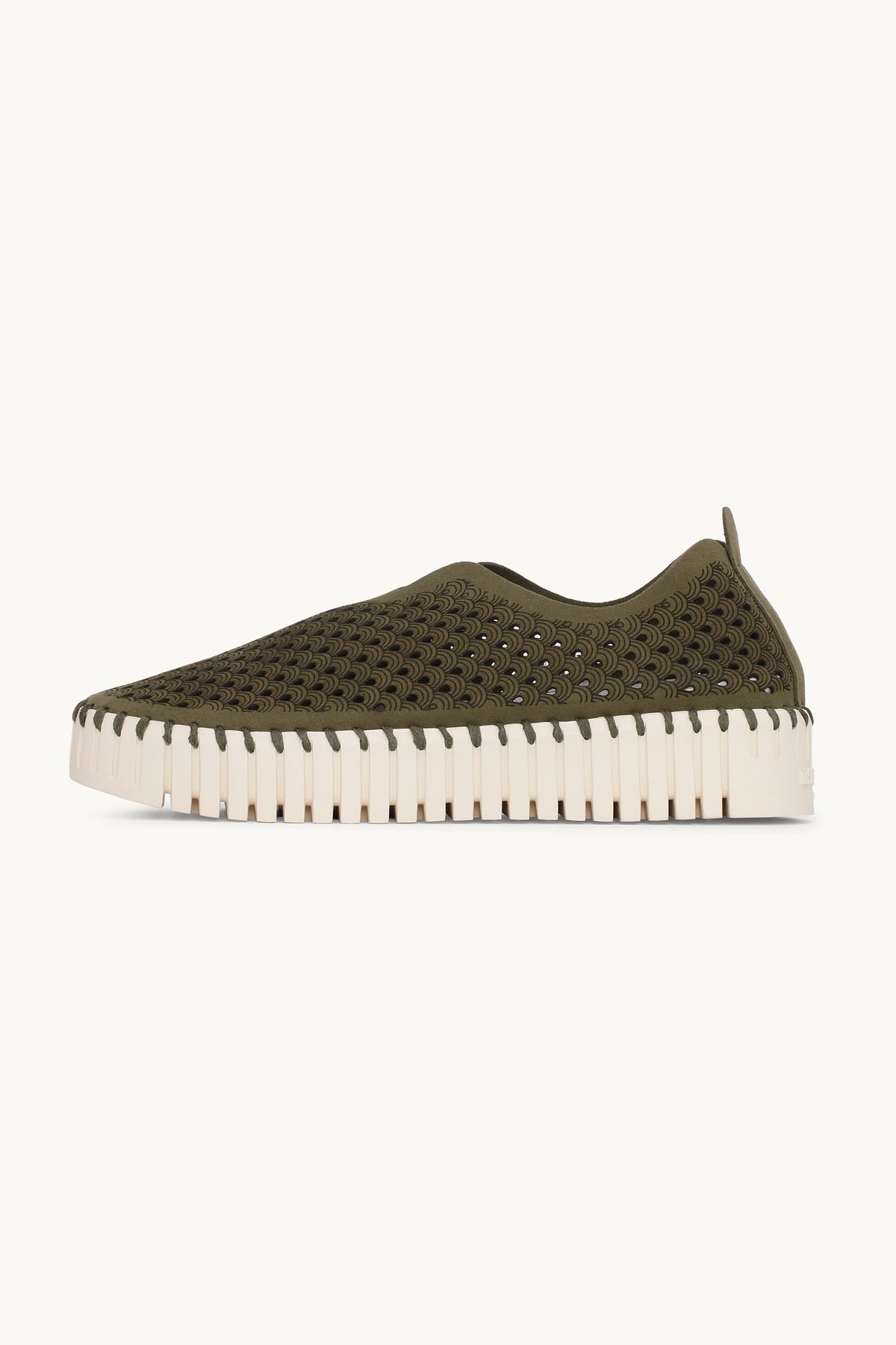 Platform Tulip Sko - Deep Olive