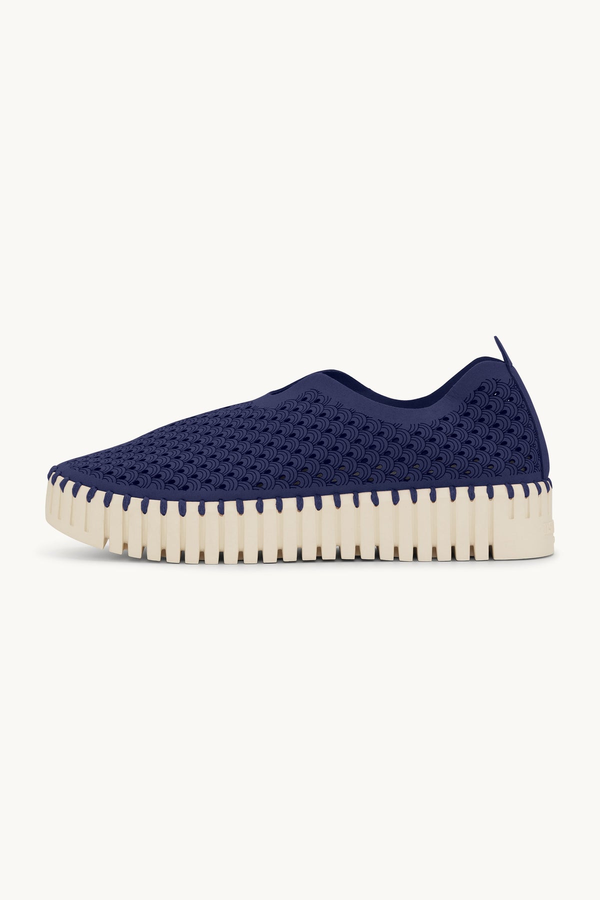 Platform Tulip Sko - Dark Indigo
