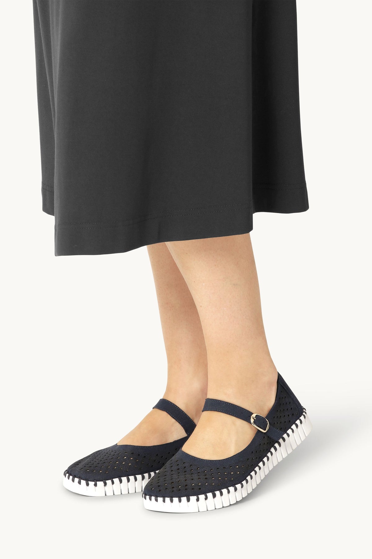 Ballerina - Dark Indigo White