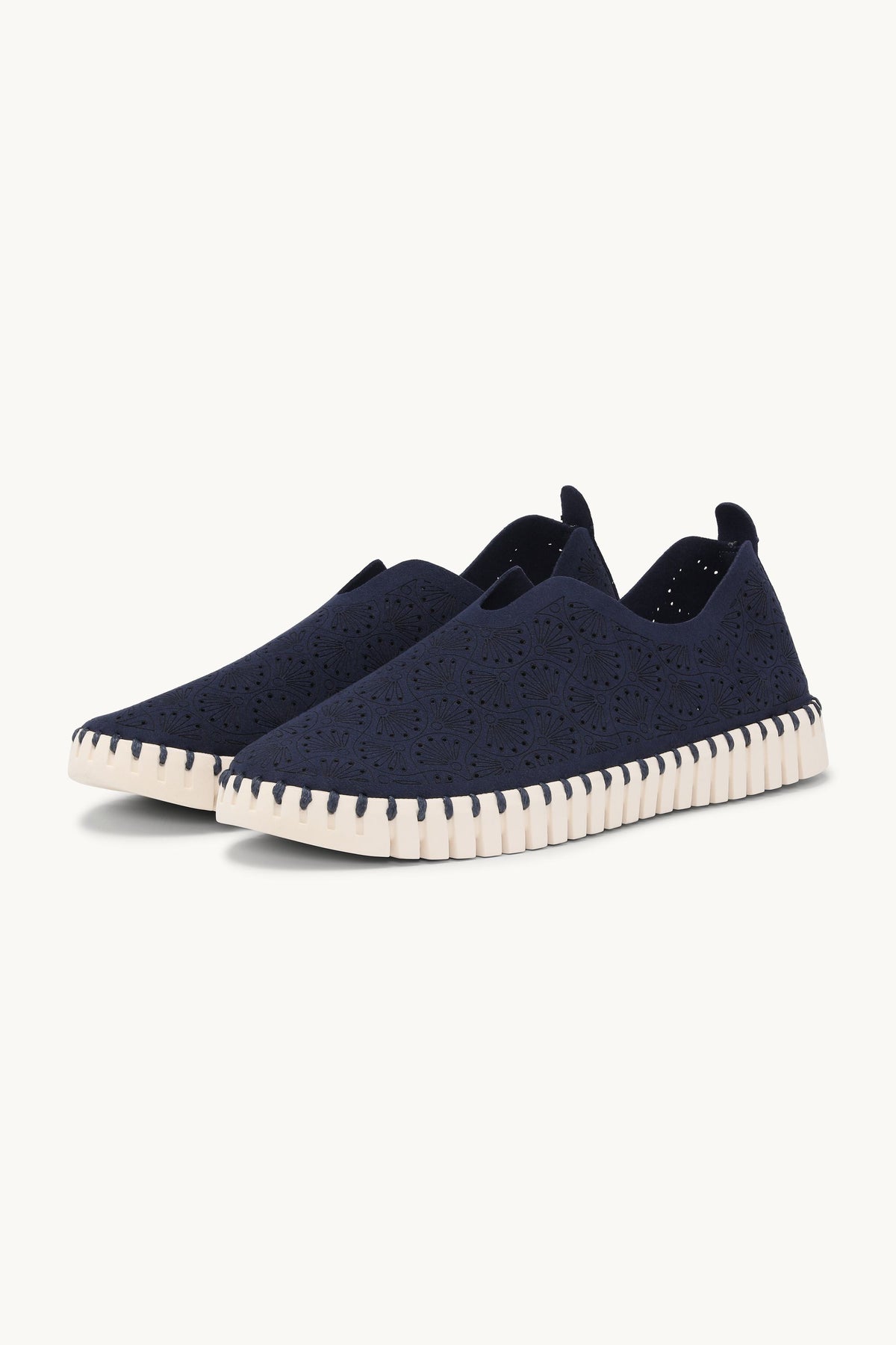 Tulip Organic Flat - Dark Indigo Pearled Ivory