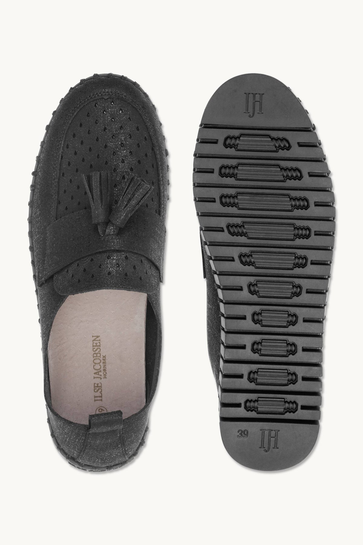 Tulip Loafer Tassel - Black Black