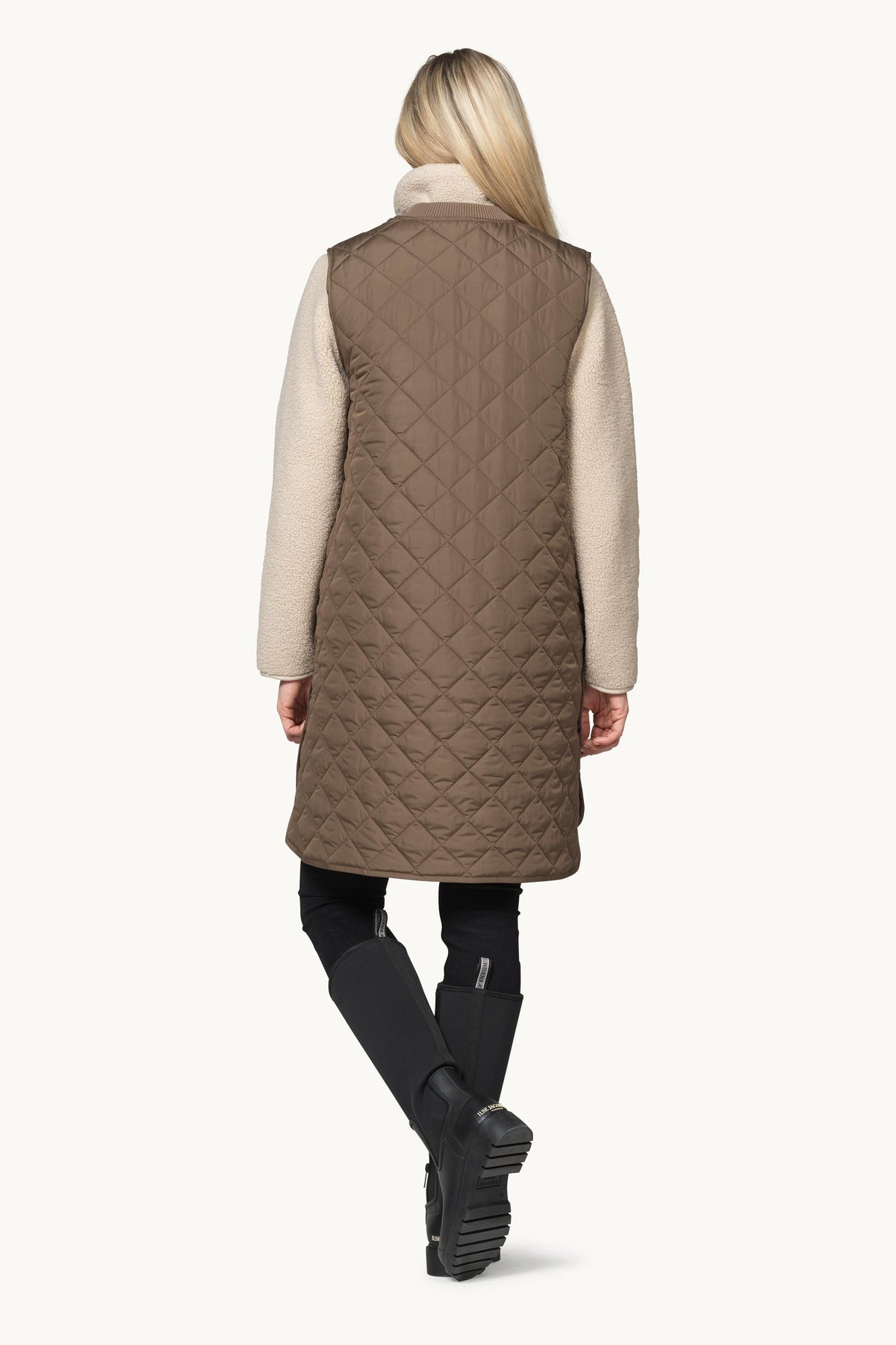 Quiltet Vest - Mud