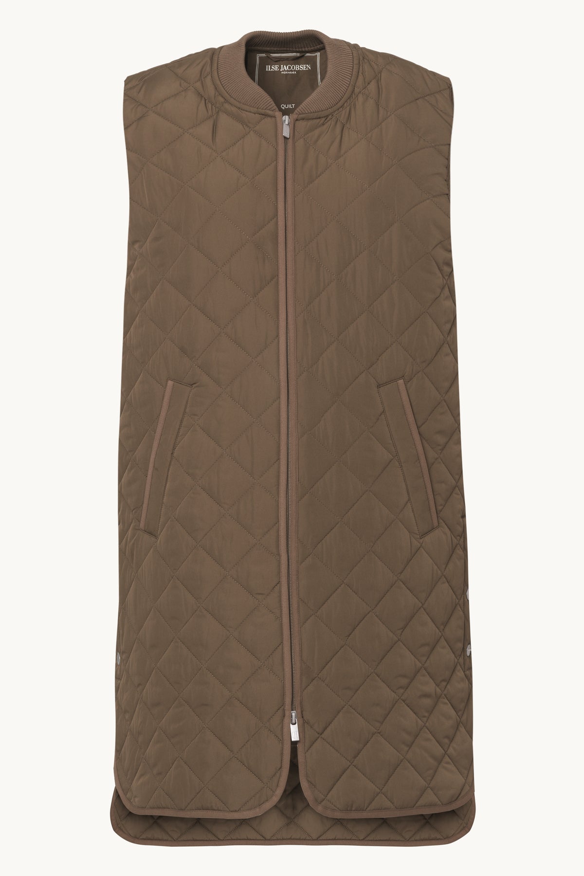 Quiltet Vest - Mud