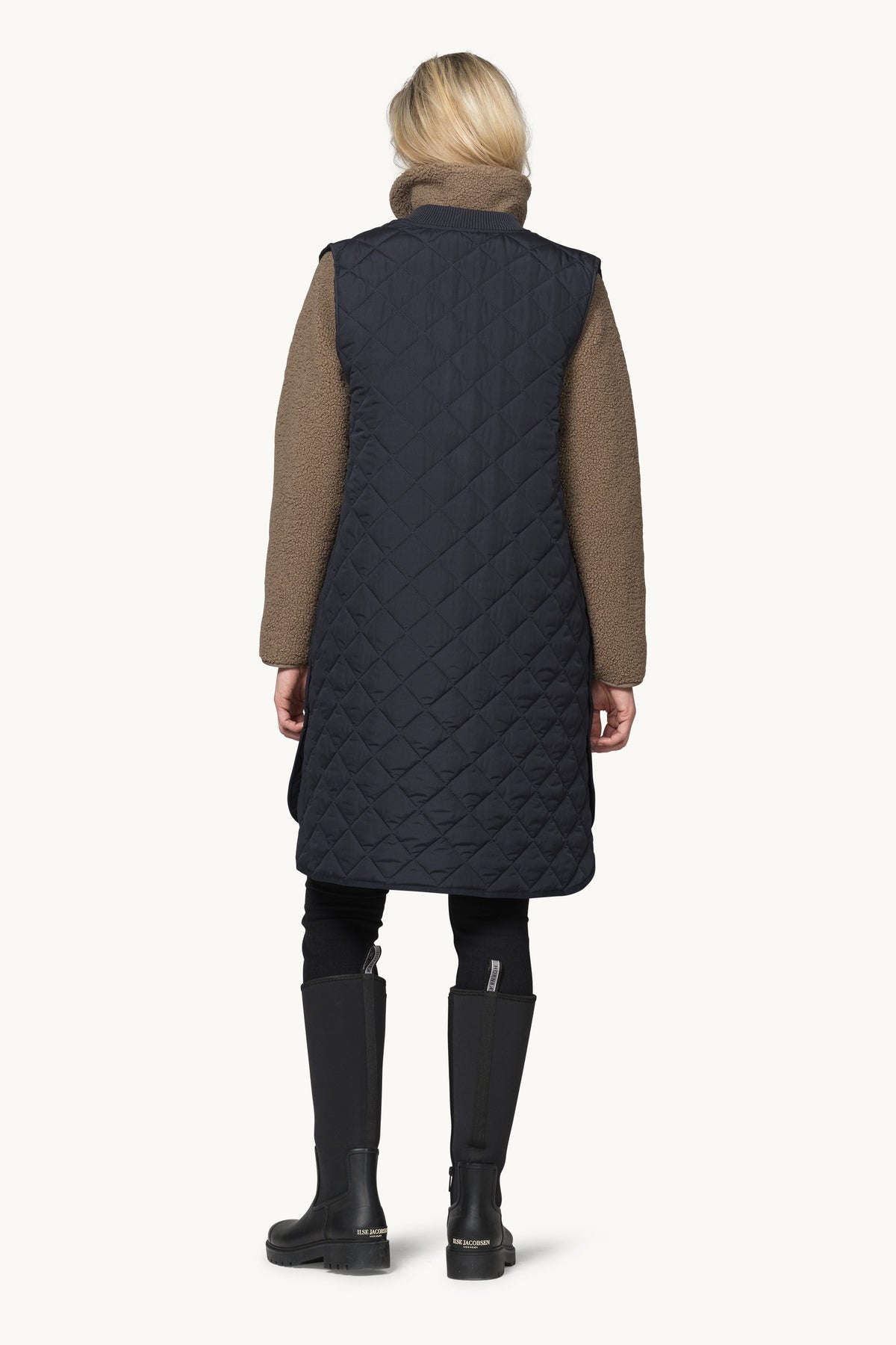 Quiltet Vest - Dark Indigo